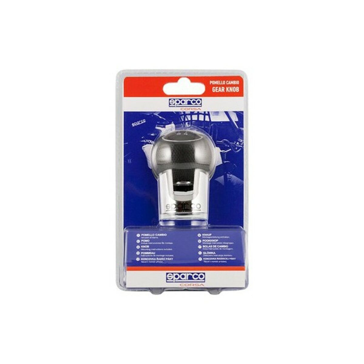 Buton manetă schimbător Sparco Lazio Negru