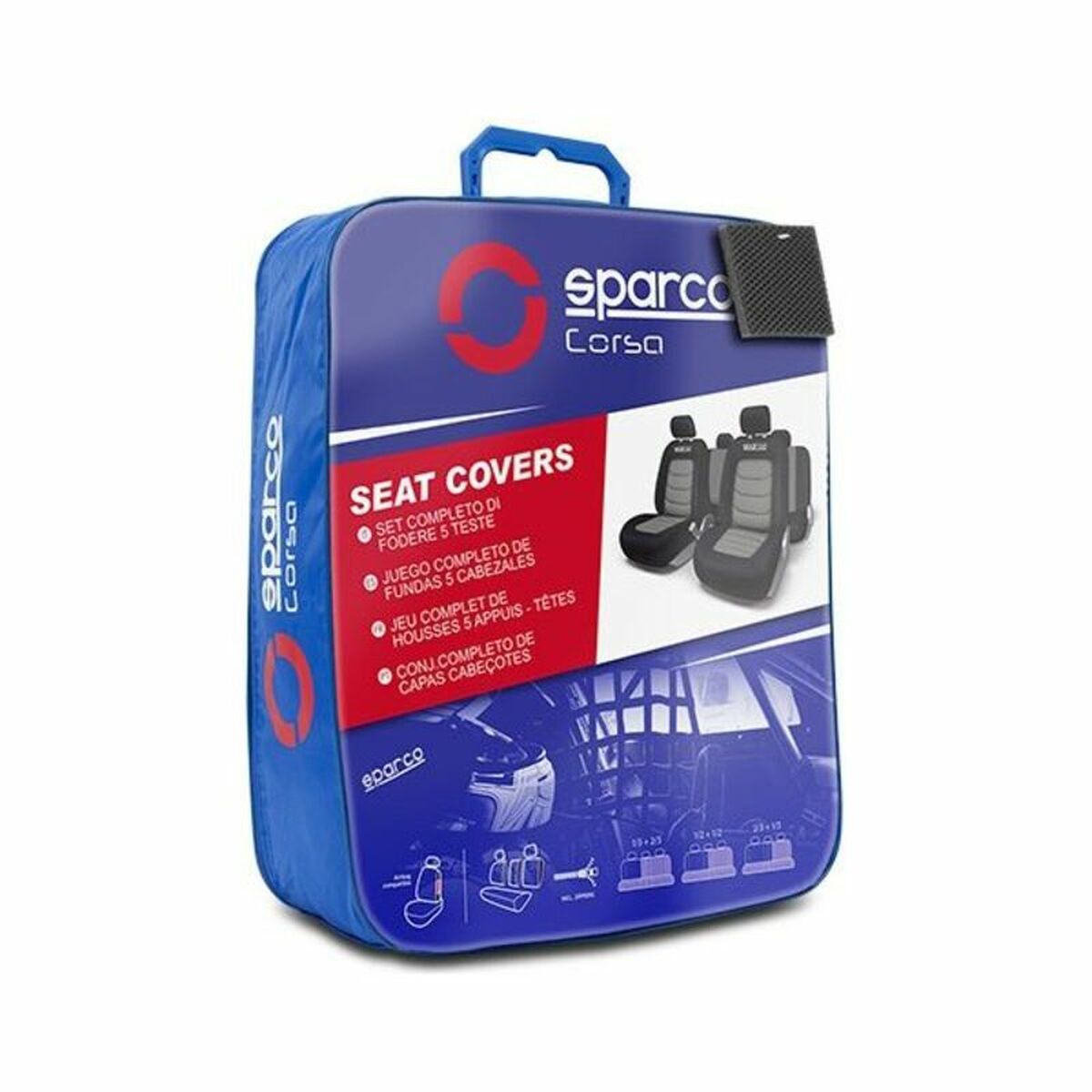 Set de Huse pentru Scaune Sparco S-Line Universal (11 pcs)