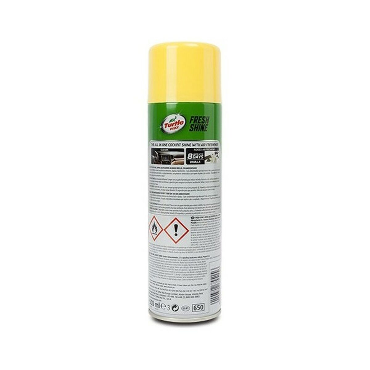 Soluție de curățat tabloul de bord Turtle Wax TW51986 Fresh Shine   Vanilie 500 ml