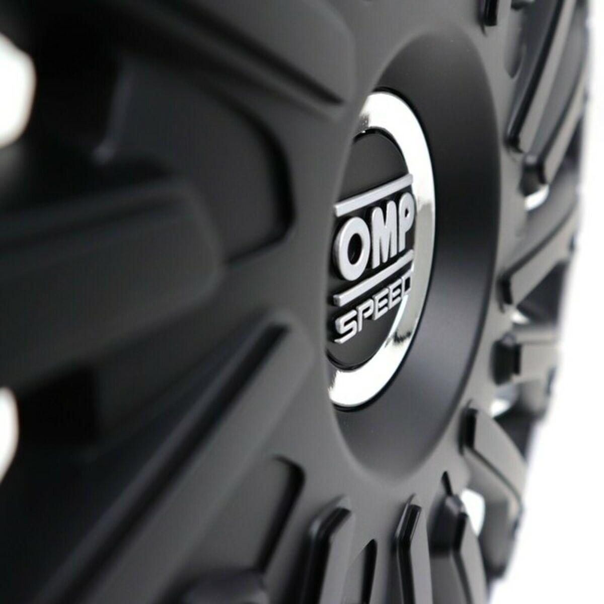 Capac de roată OMP Stinger Speed Negru Argintiu 13" (4 uds)