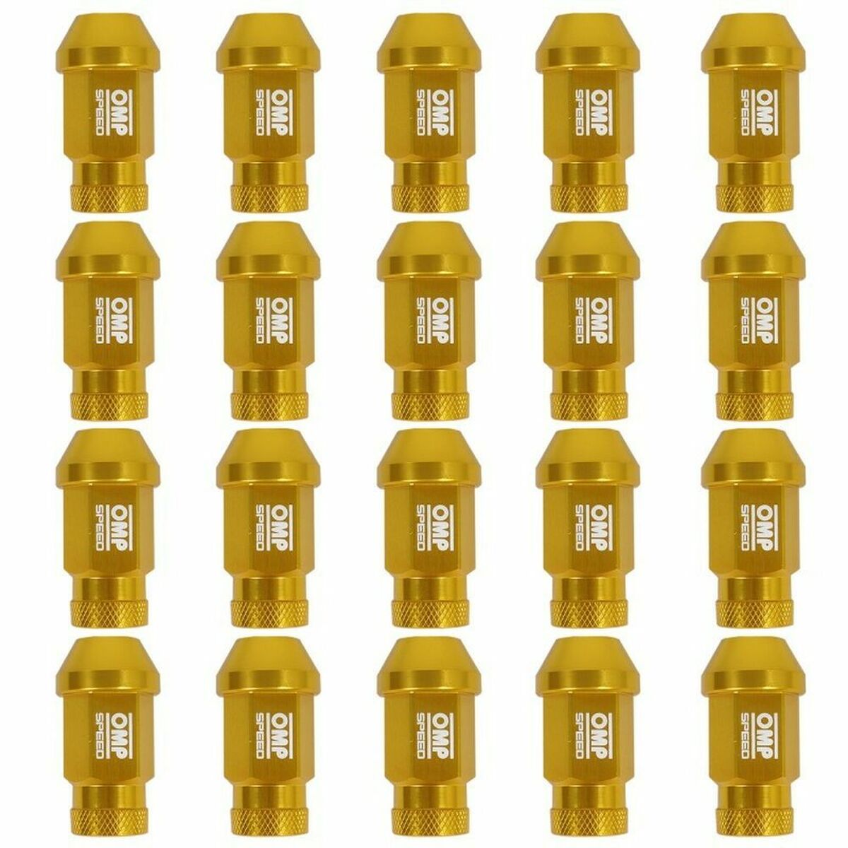 Set Piulițe OMP 7075 Galben 20 uds M14 x 1,25