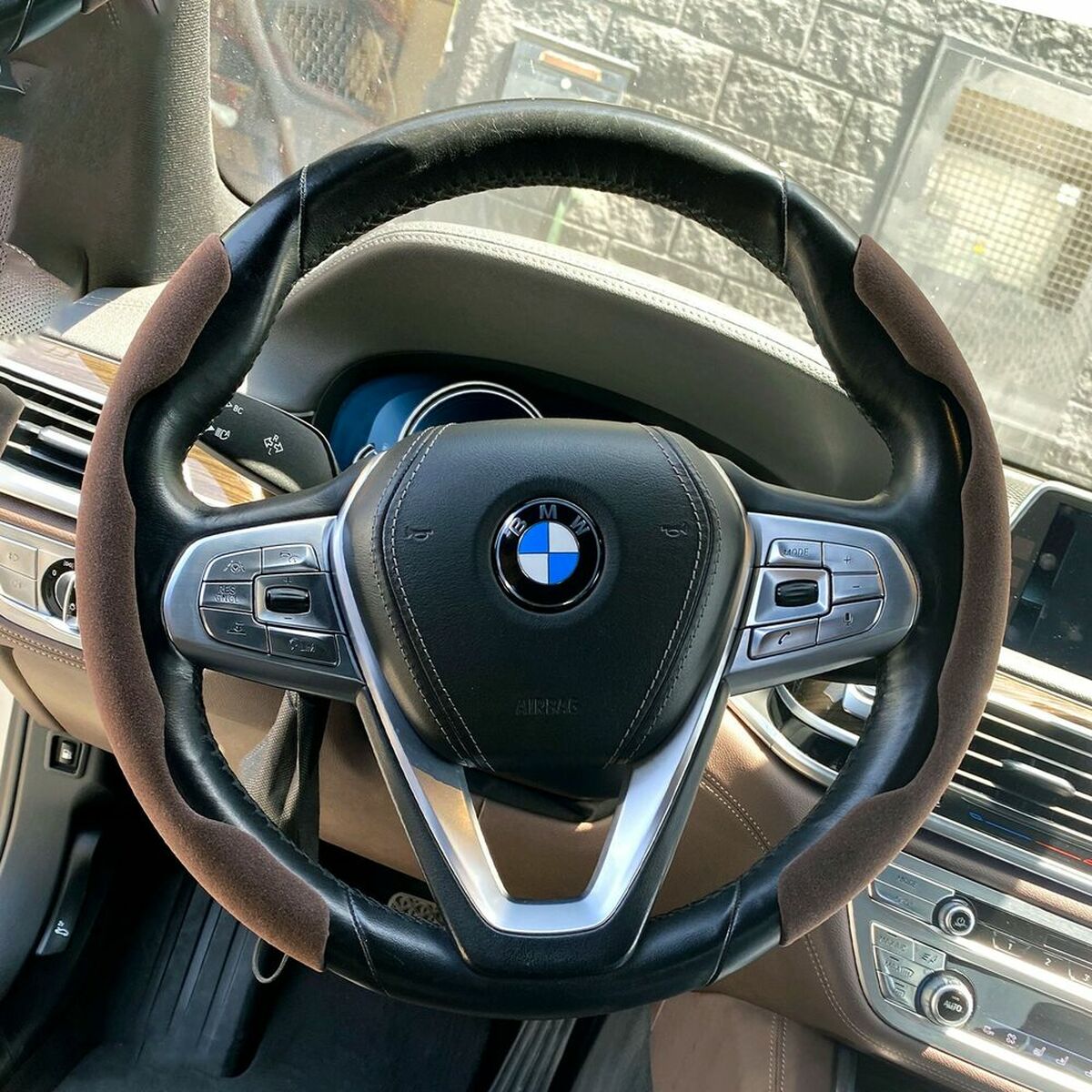 Capacul volanului OCC Motorsport OCCFV0003 Cafea (2 pcs)