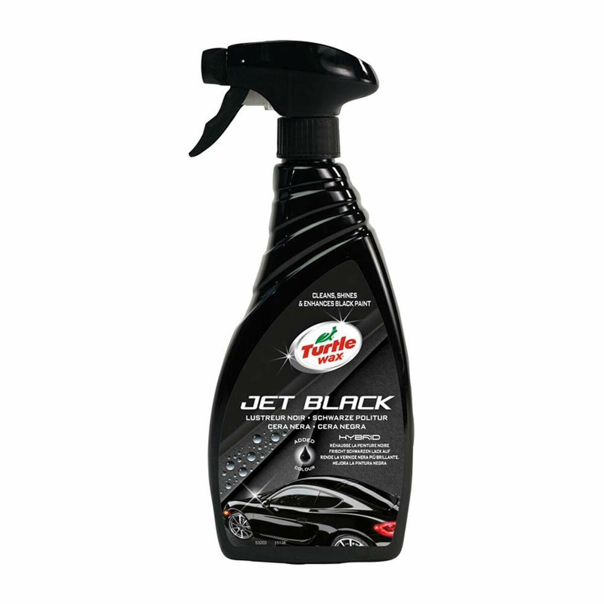 Ceară de mașină Turtle Wax TW53203 JET BLACK 500 ml Vopsea neagră