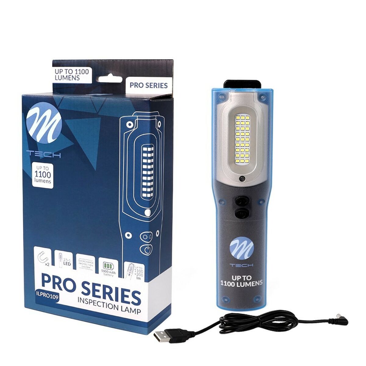 Lumină de lucru M-Tech ILPRO109 1100 Lm Gri