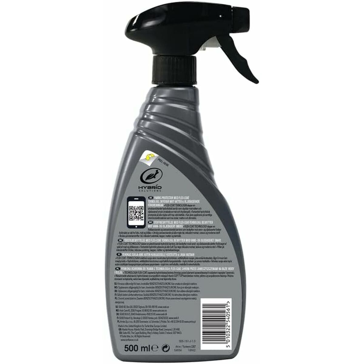 Soluție de curățat tapițeria Turtle Wax TW54057 Protector Rezistent la pete 500 ml
