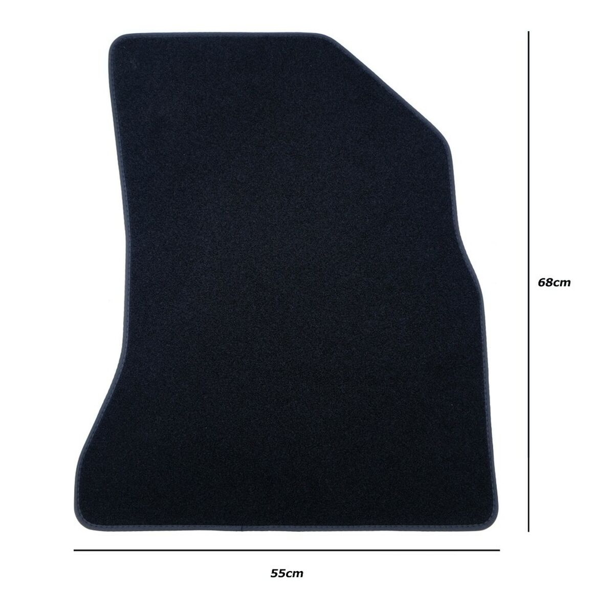 Covor de podea auto OCC Motorsport OCCCT0019 Negru