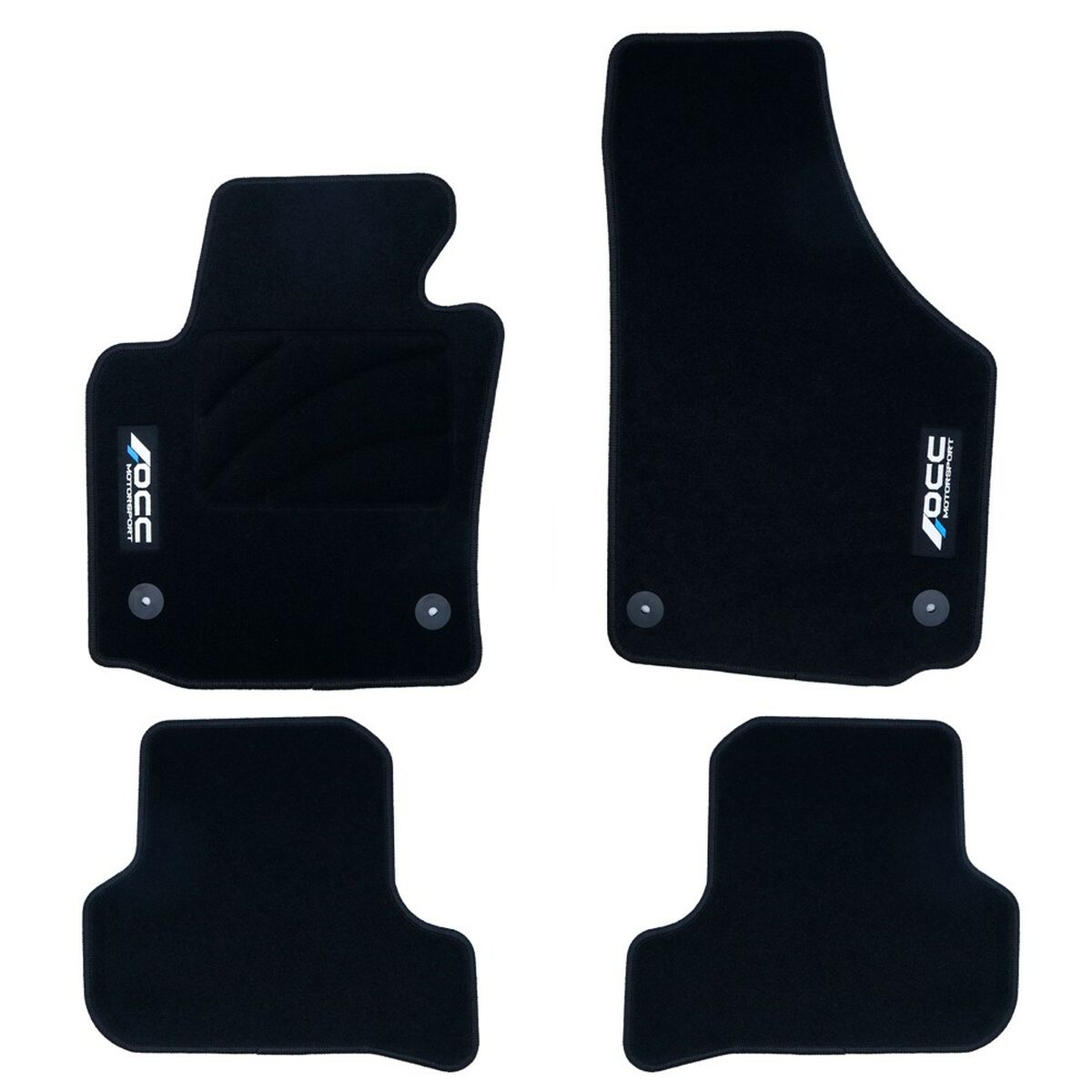 Set de covoraș pentru podea auto OCC Motorsport OCCST0015LOG Seat Leon Mk2 5 Piese