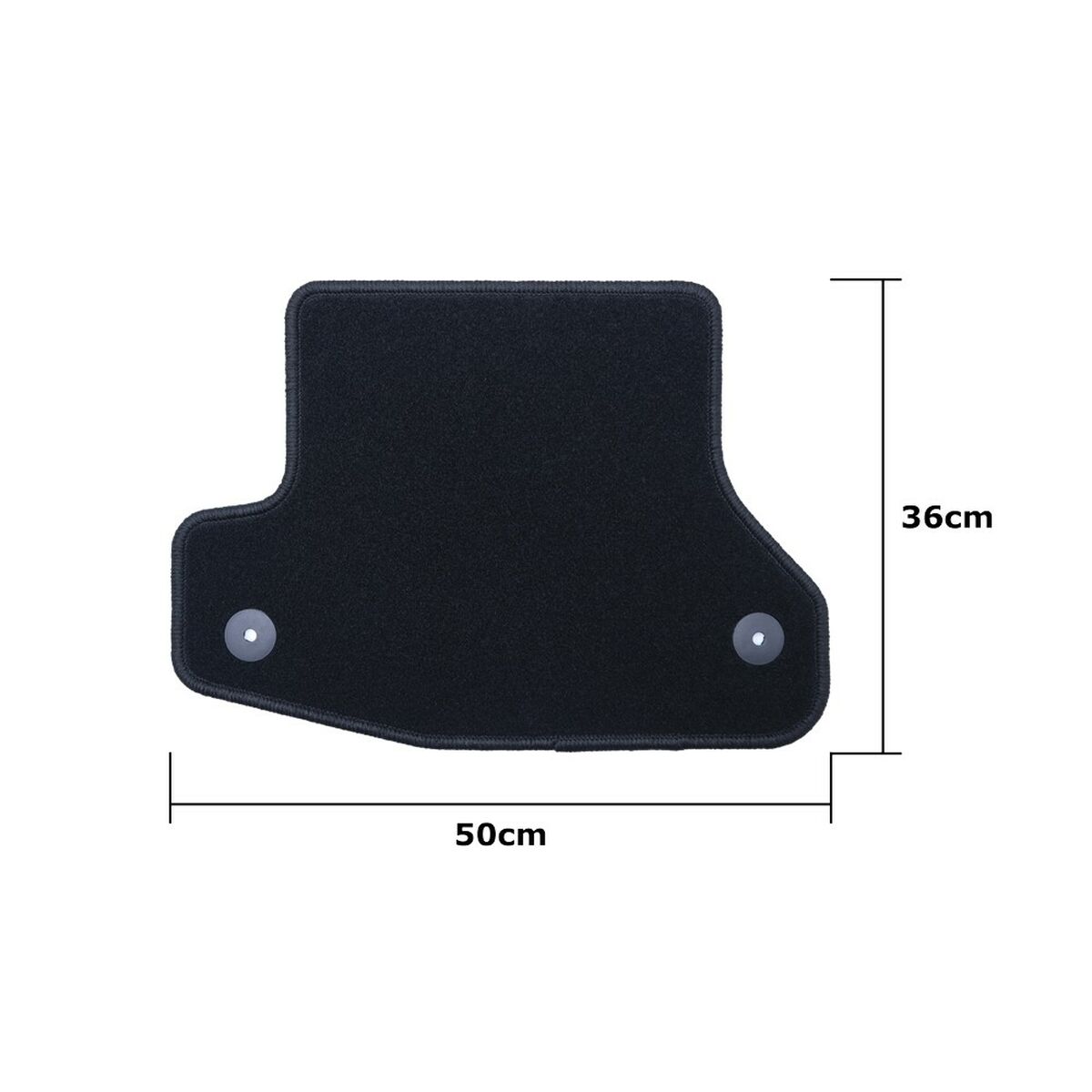 Set de covoraș pentru podea auto OCC Motorsport OCCD0020 5 Piese