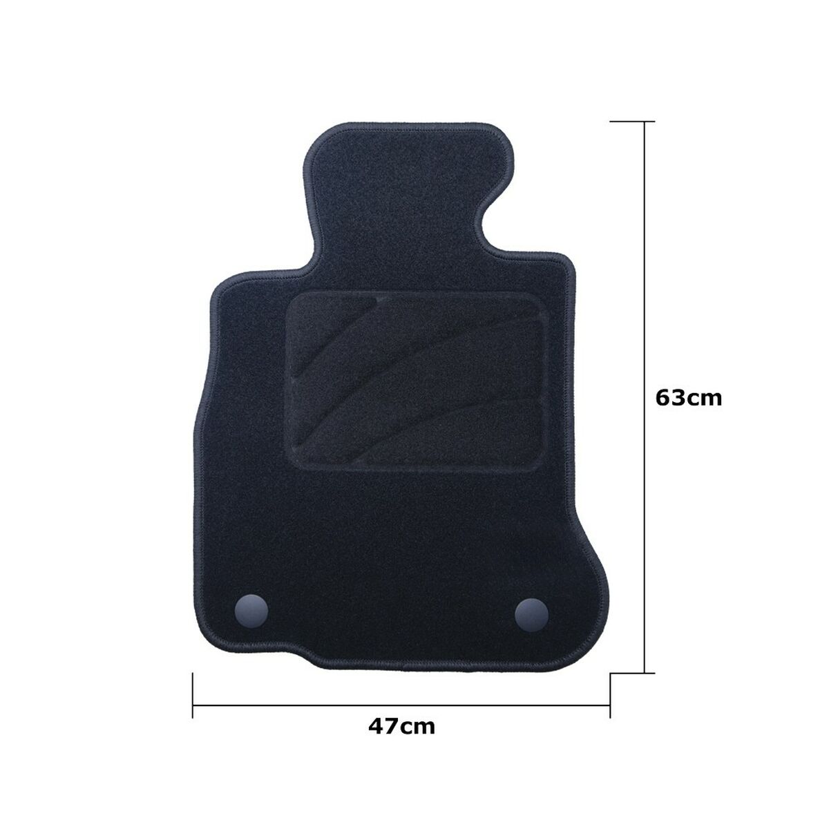 Set de covoraș pentru podea auto OCC Motorsport OCCBW0039 Bmw F12 Serie 6 Cabrio 5 Piese