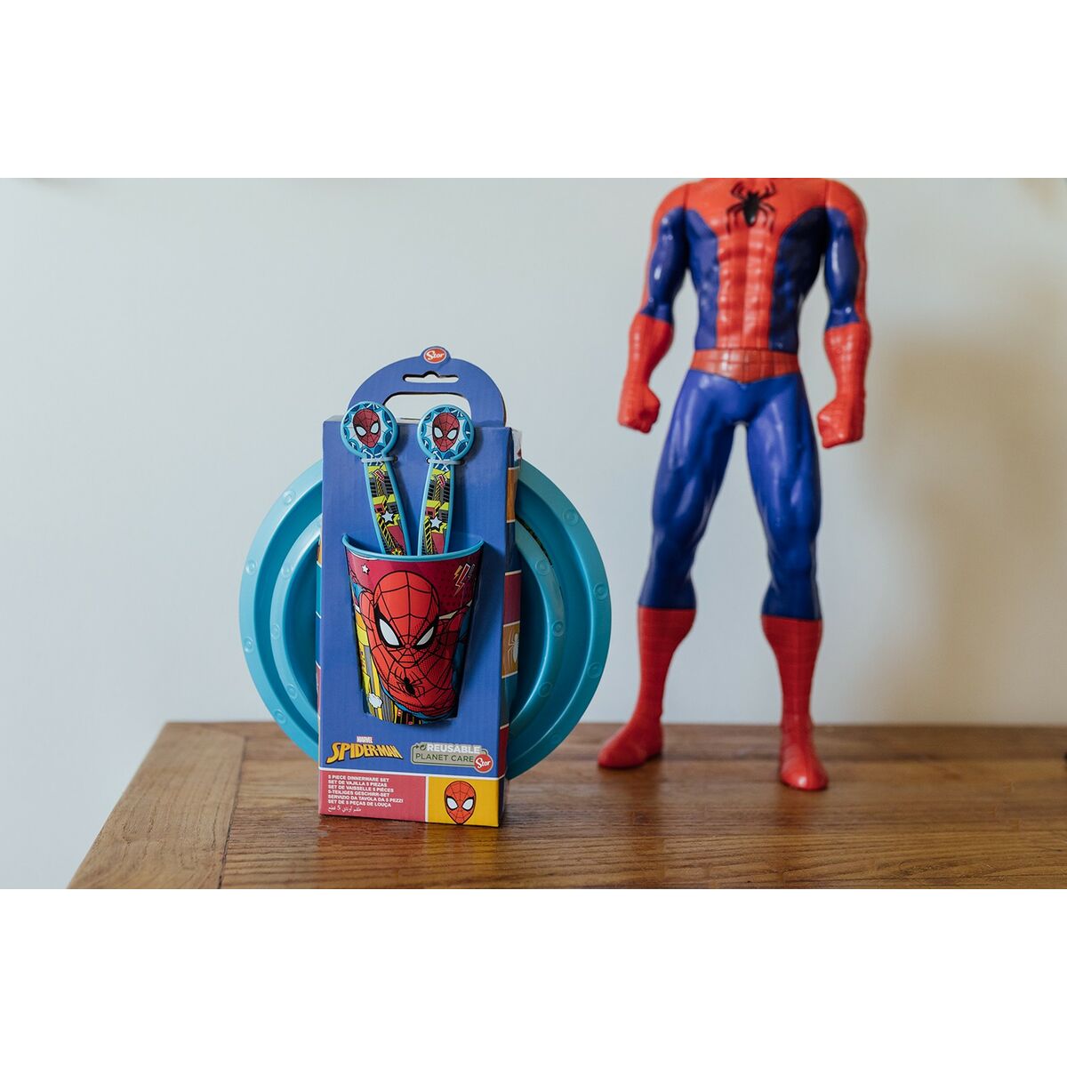Set de Menaj pentru Copii Spider-Man CZ11313 Plastic (5 Piese)