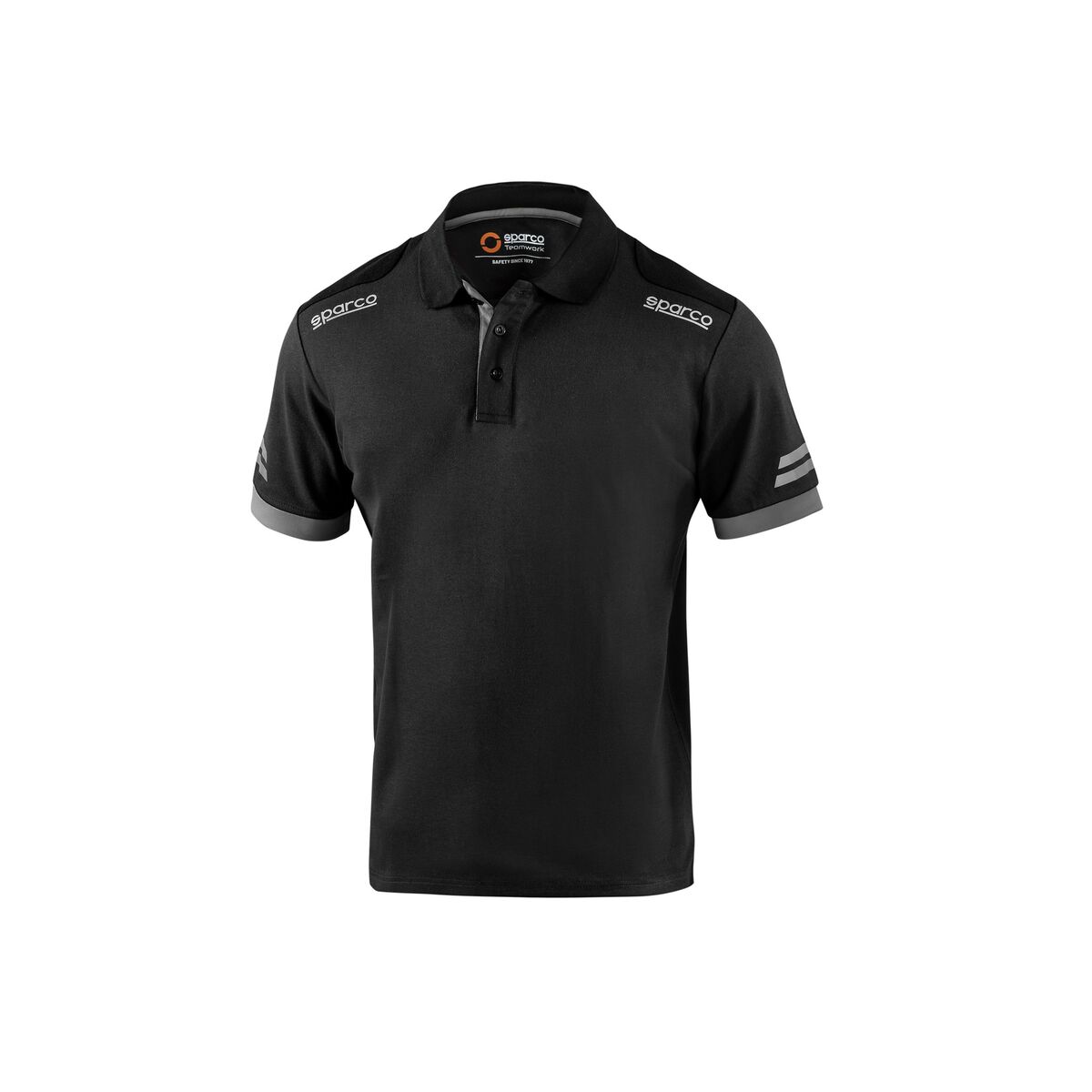Tricou Polo cu Mânecă Scurtă Bărbați Sparco Koma Tools 02415nrgs Negru Gri