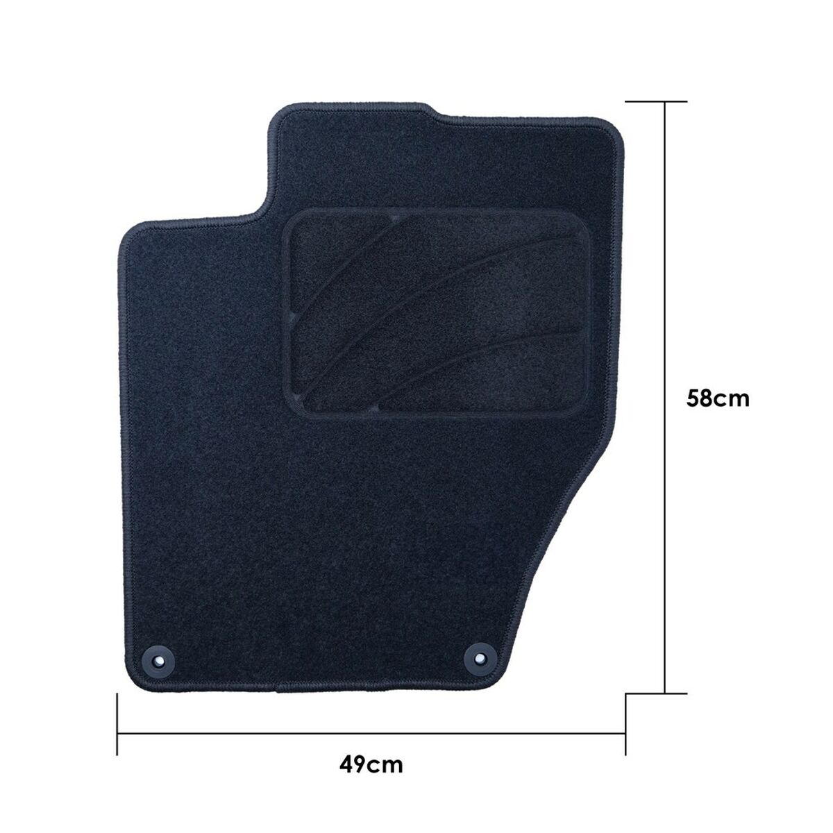 Set de covoraș pentru podea auto OCC Motorsport OCCCT0030 Citroen Ds4 5 Piese