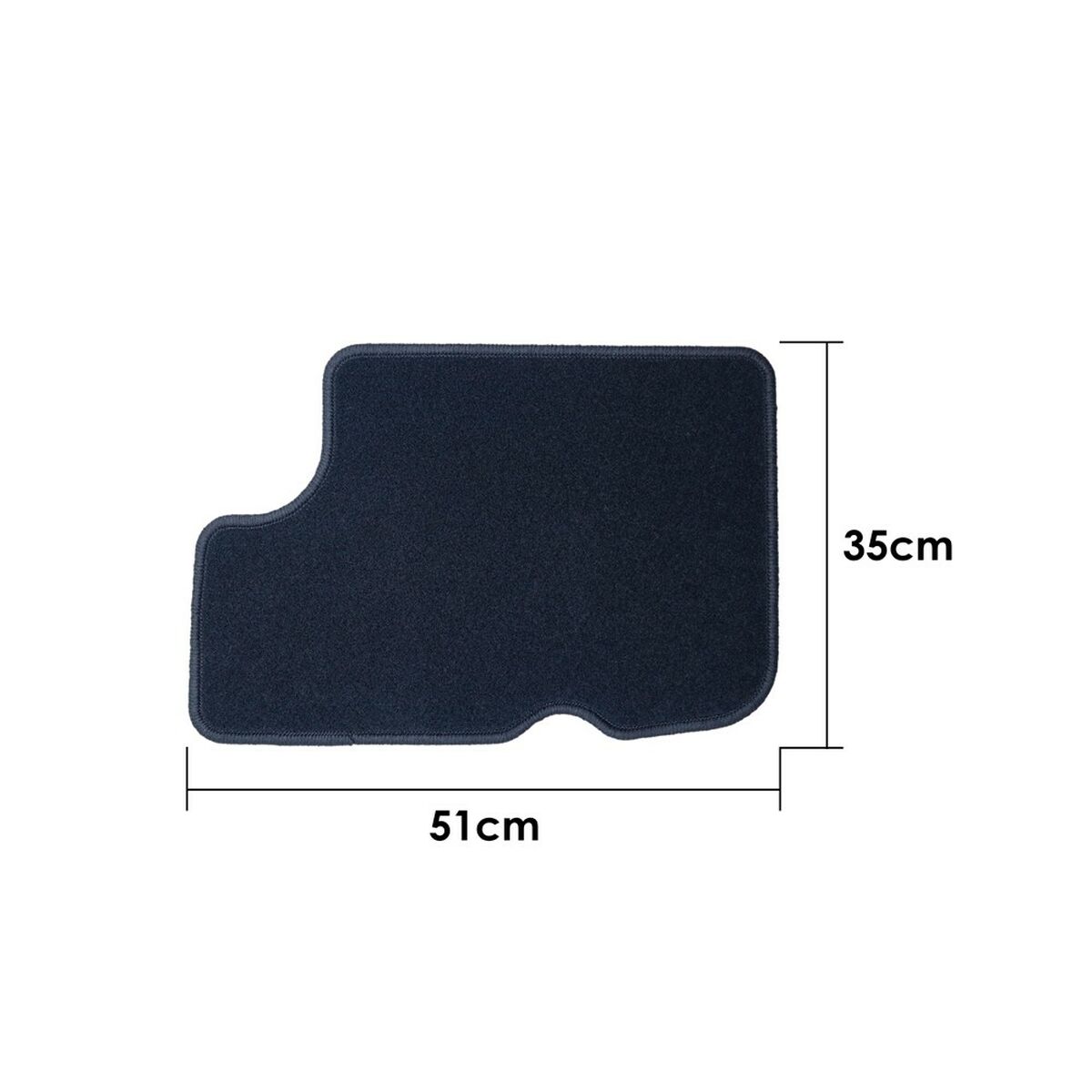 Set de covoraș pentru podea auto OCC Motorsport OCCDC0015 Dacia Sandero Stepway 5 Piese