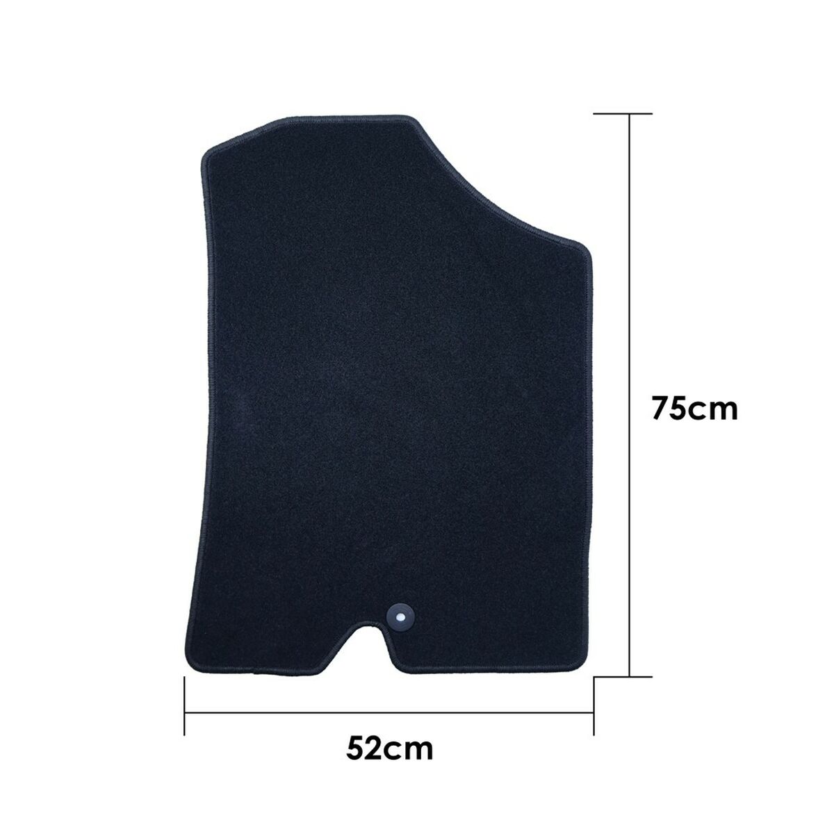 Set de covoraș pentru podea auto OCC Motorsport OCCHY0014RD Roșu Hyundai i30 5 Piese