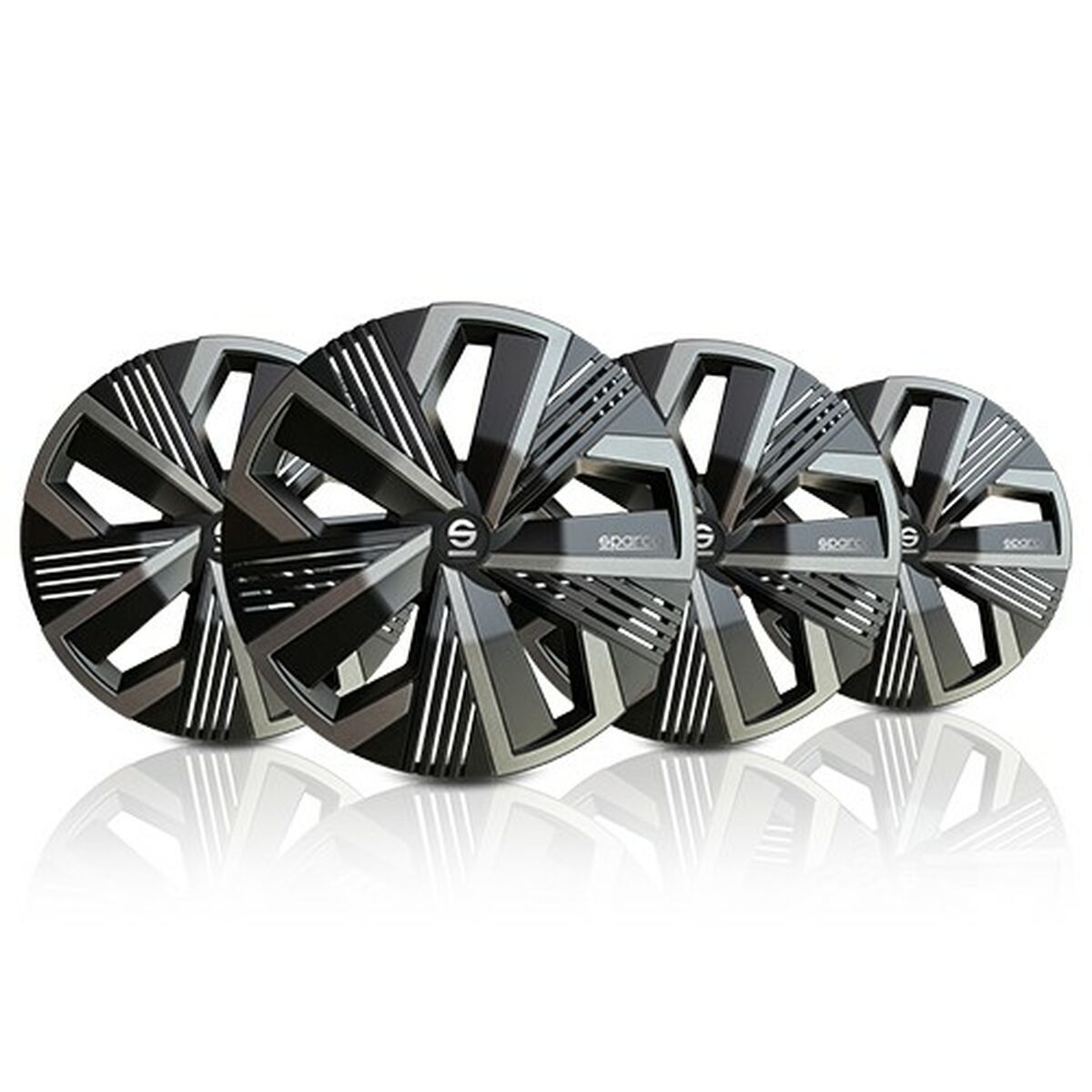 Capac de roată Goodyear Nagoya Negru/Gri 15" 4 Unități