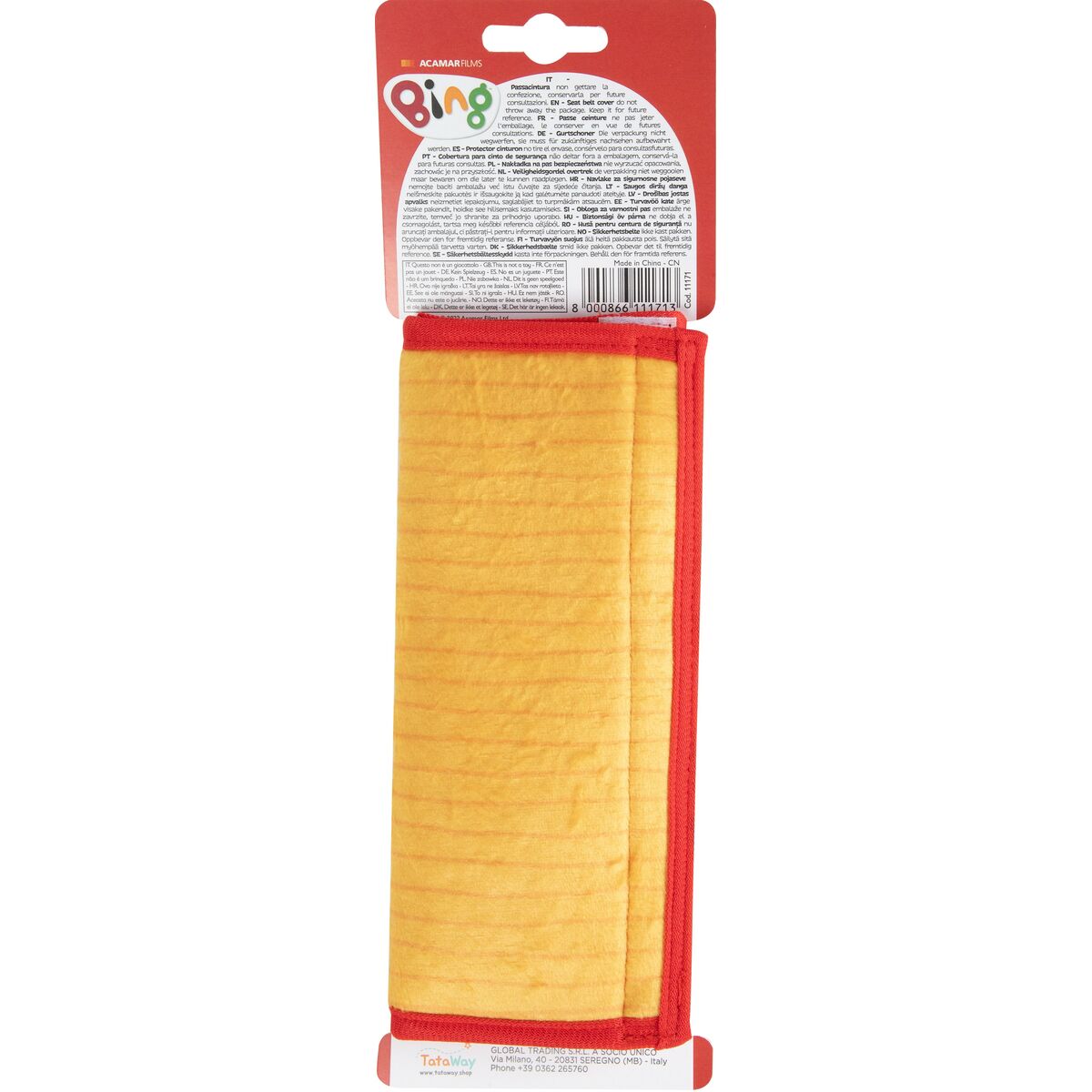 Pernă pentru centura de siguranță Kids Licensing Bing - tv series