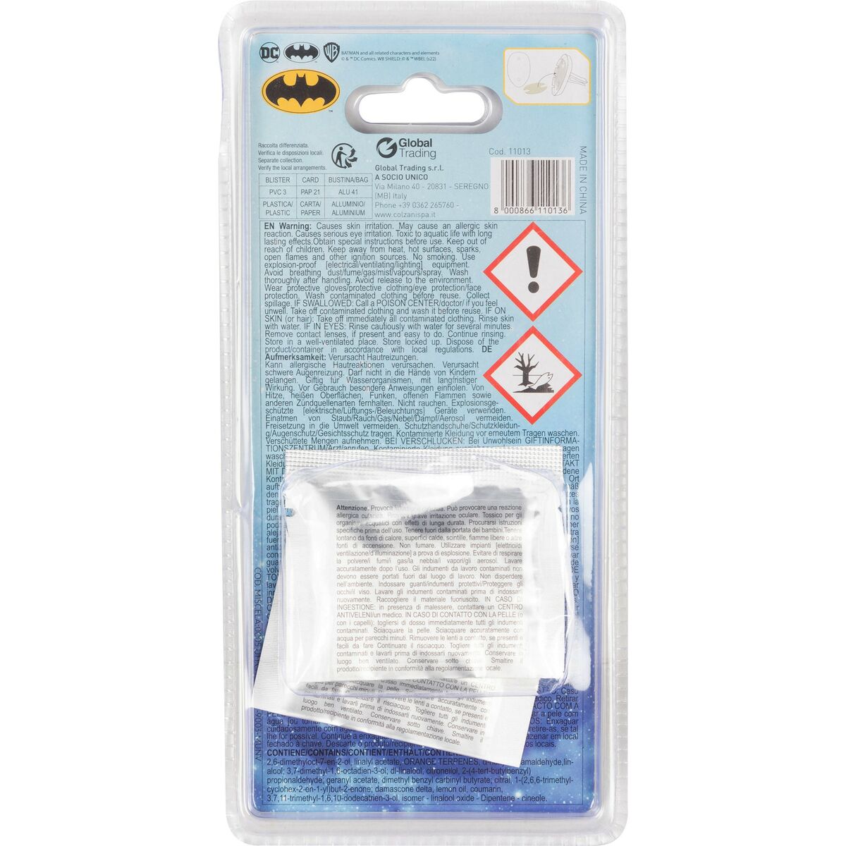 Odorizant pentru Mașină Kids Licensing BATMAN (1 Unități)