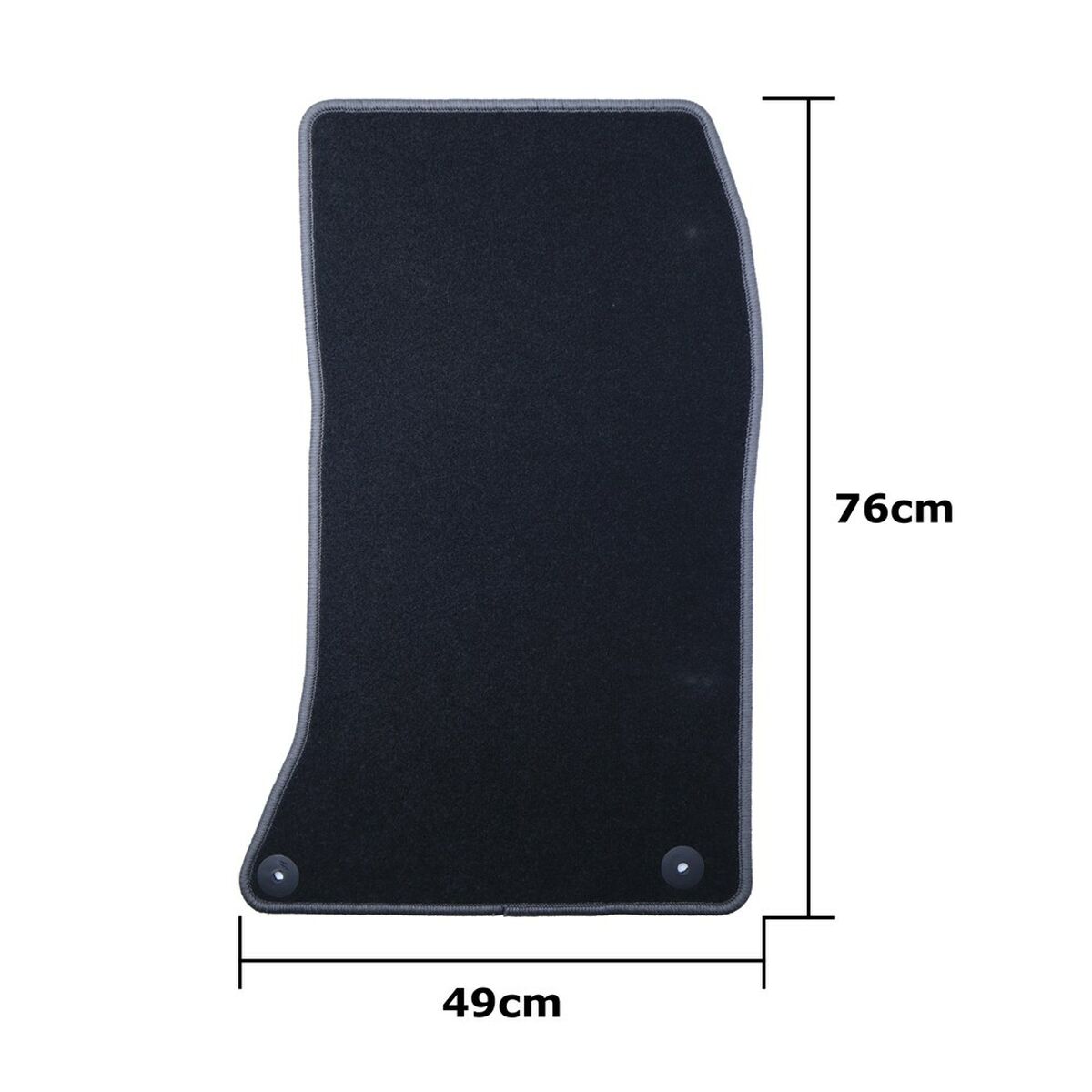 Set de covoraș pentru podea auto OCC Motorsport OCCIF0003GD Gri închis Infinity Q30 5 Piese