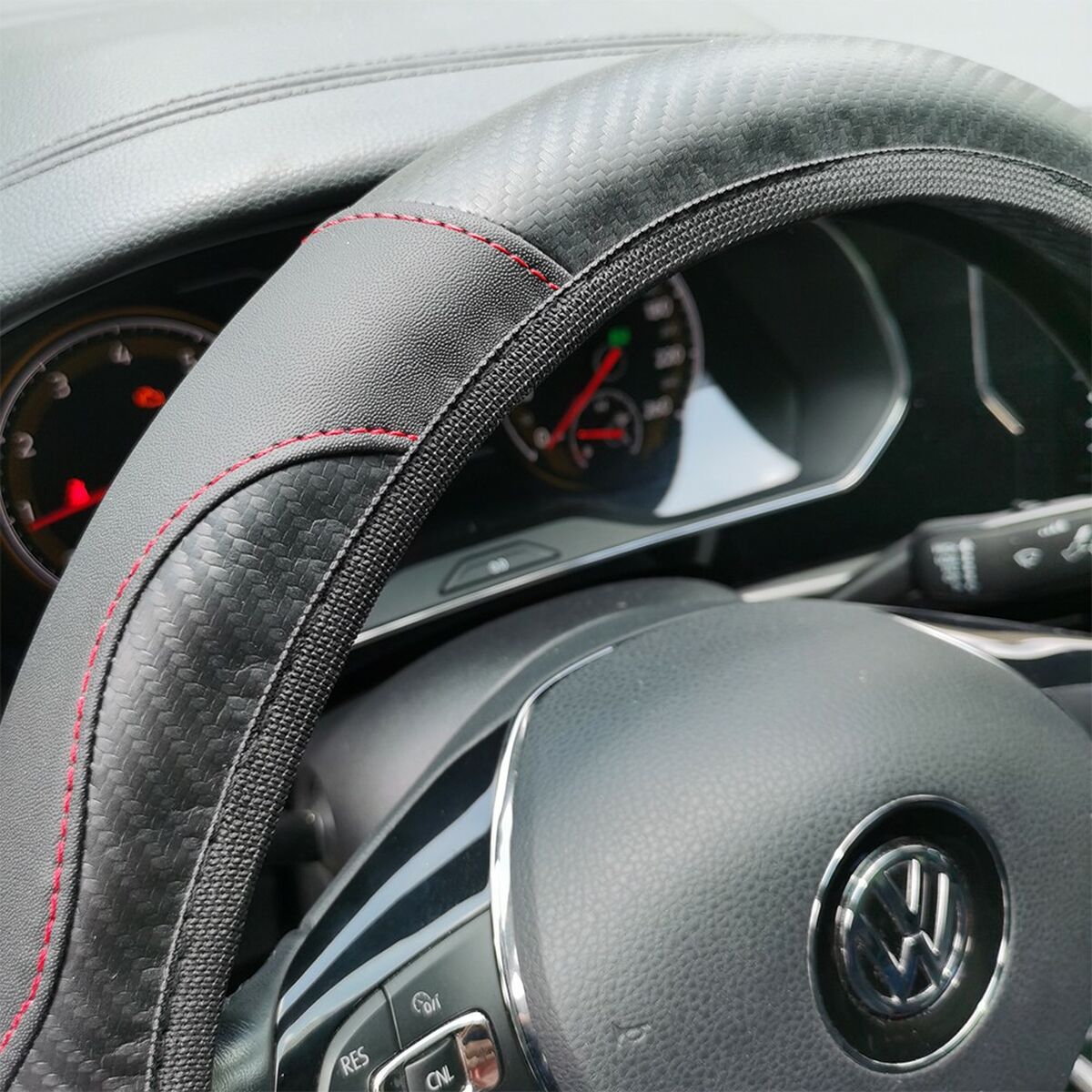 Capacul volanului OCC Motorsport OCCFV0051 Cărbune 38 cm