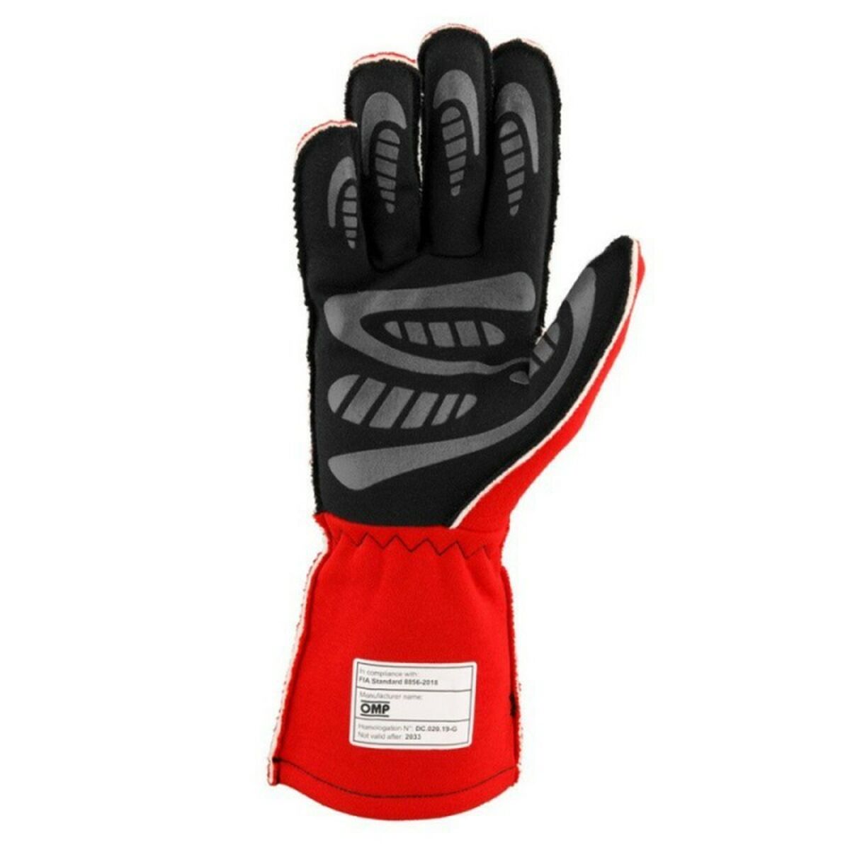 Karting Gloves OMP MY2025 Roșu FIA 8856-2018