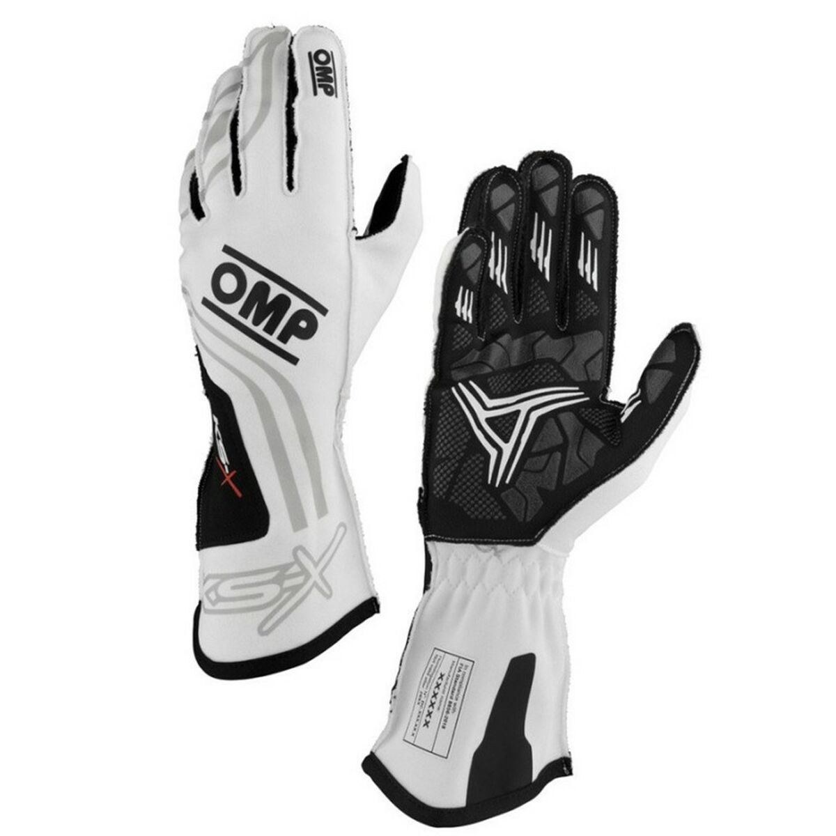 Kids Karting Gloves OMP KS-X FIA 8877-2022 Alb 4