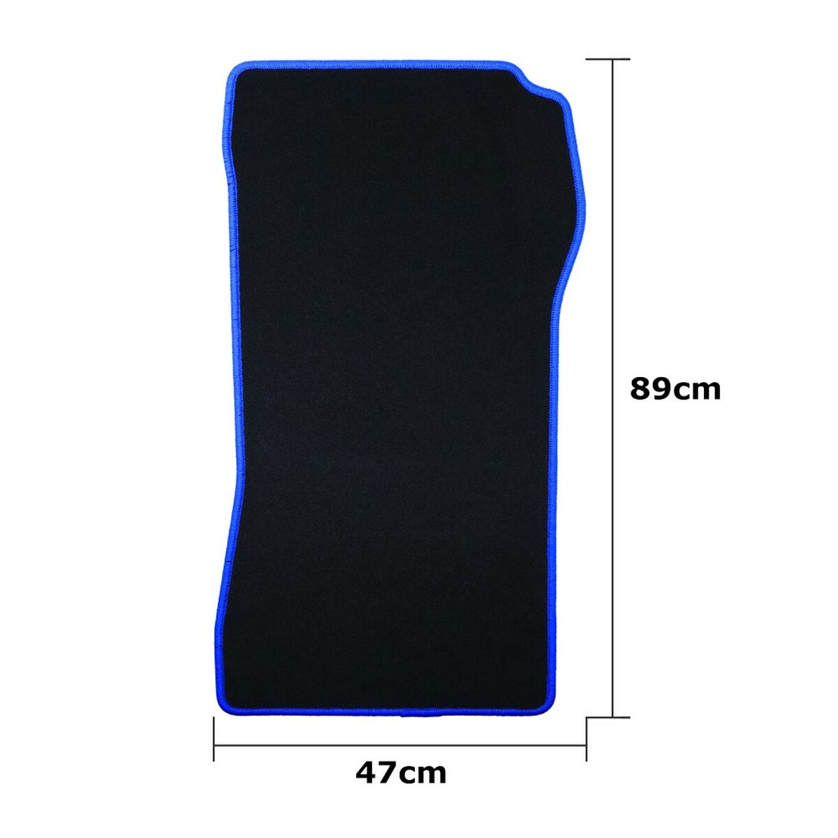 Set de covoraș pentru podea auto OCC Motorsport OCCMC0058BL Negru Mercedes W203 Clase C Sedan-CLC 5 Piese