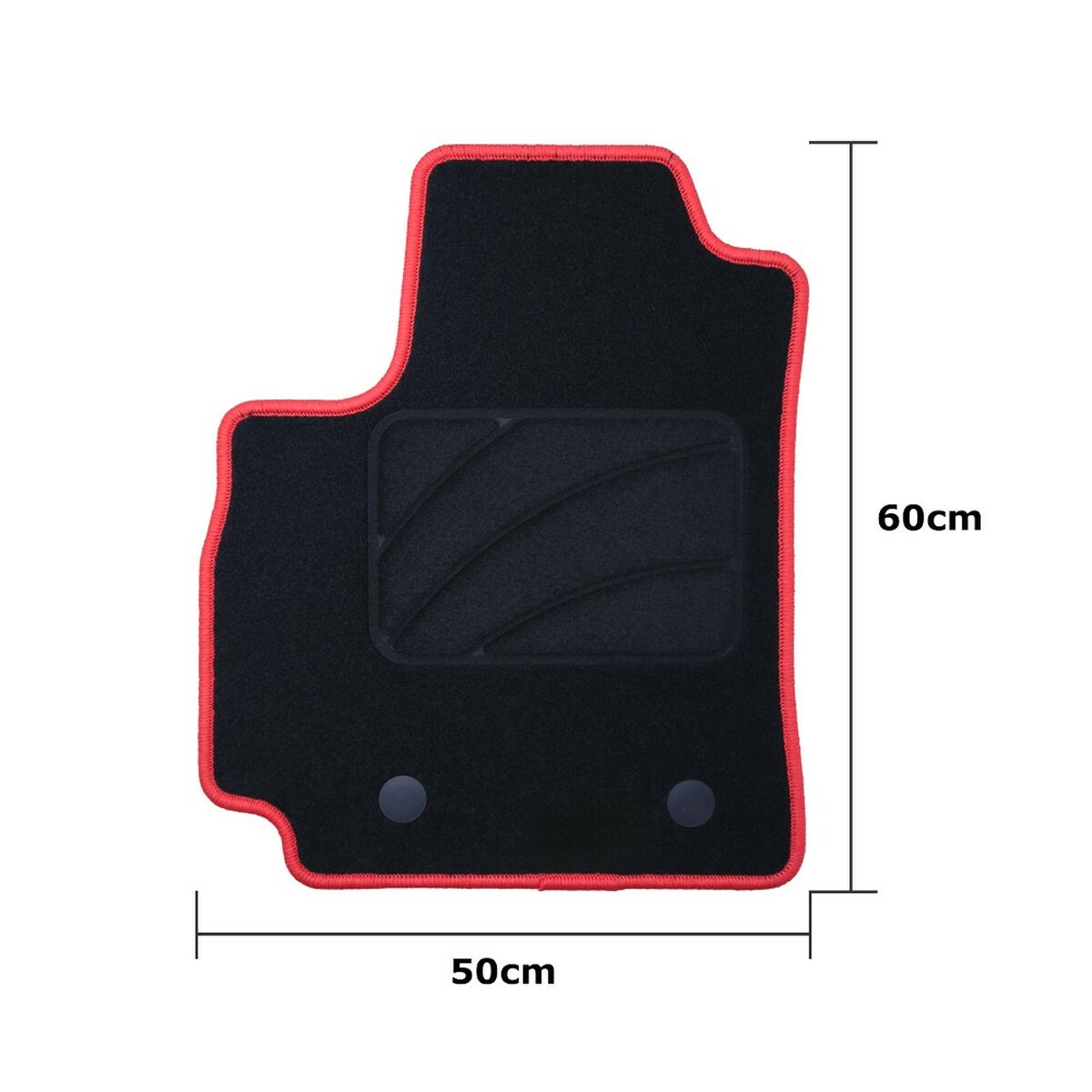 Set de covoraș pentru podea auto OCC Motorsport OCCRT0055RD Renault Arkana (2021) 5 Piese