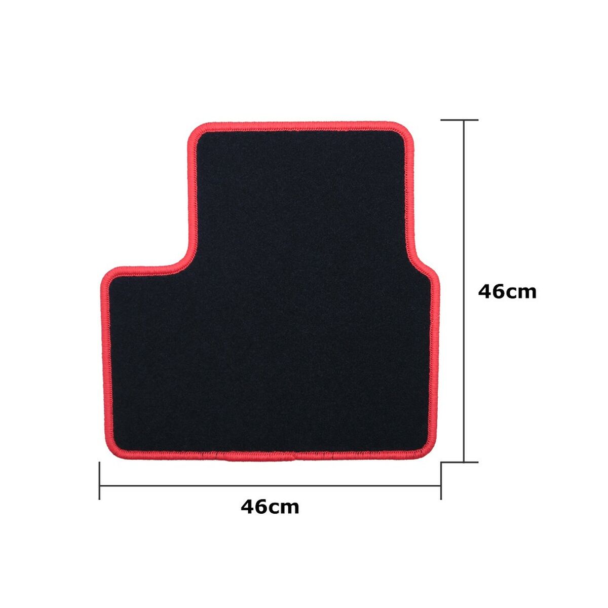 Set de covoraș pentru podea auto OCC Motorsport OCCRT0055RD Renault Arkana (2021) 5 Piese