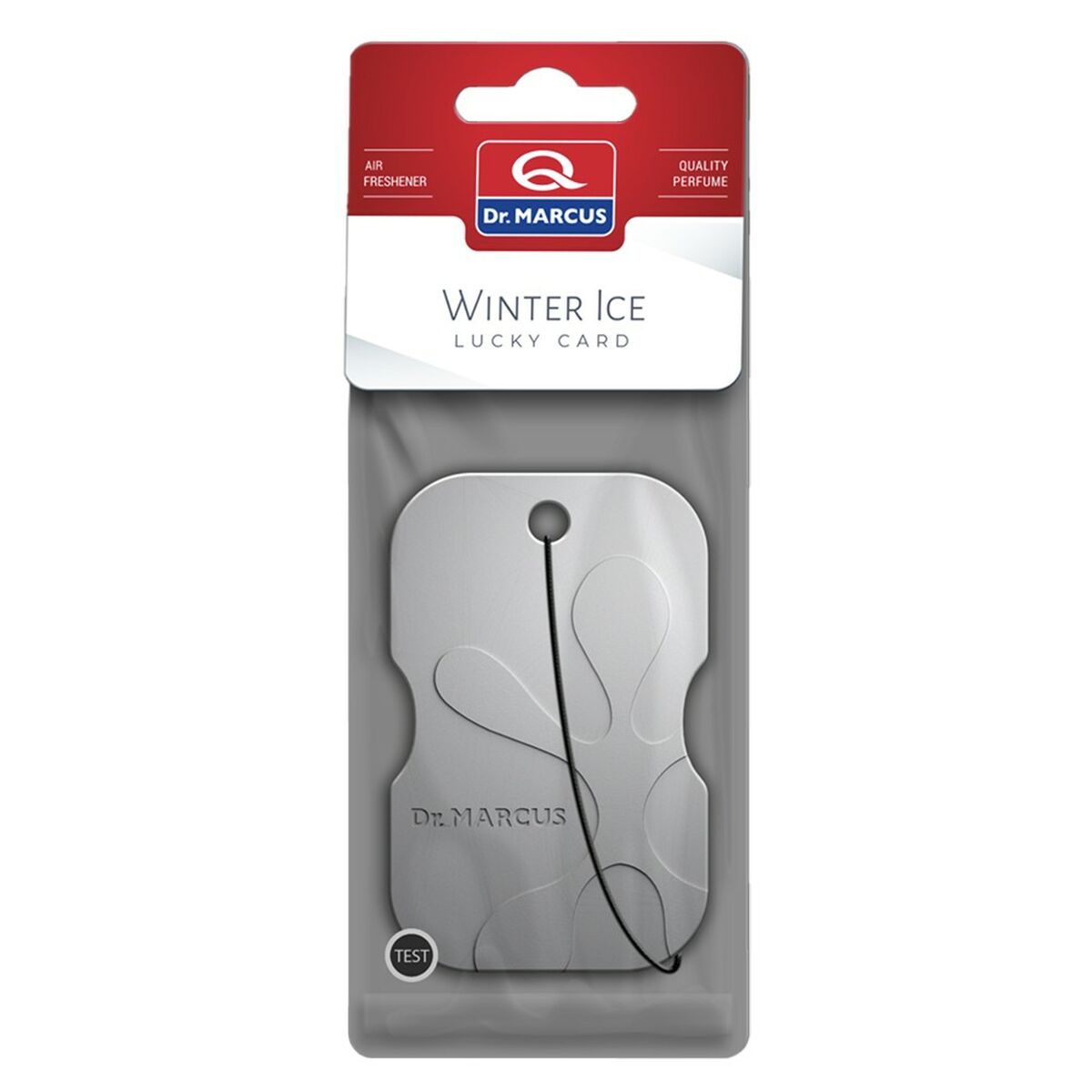 Odorizant pentru Mașină Dr Marcus Lucky Card ICE CHILL Plastic Parfum Pandantiv
