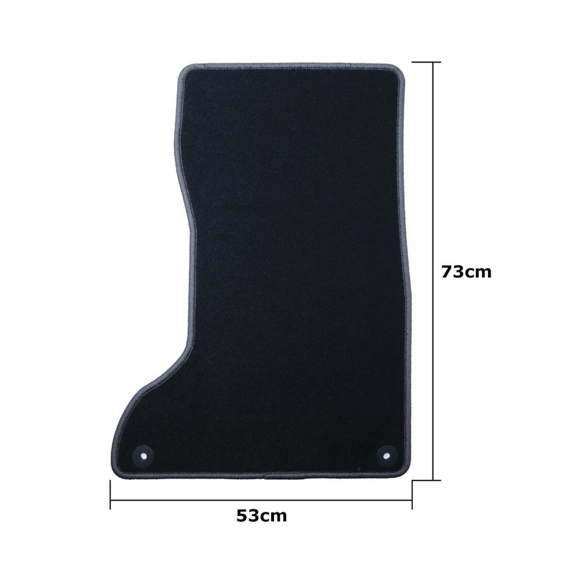 Set de covoraș pentru podea auto OCC Motorsport OCCMS0003GD Negru Gri închis Maserati Levante 2016 5 Piese