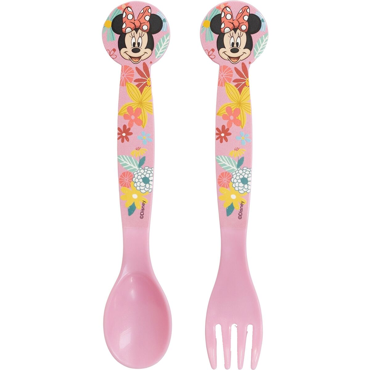Set de Tacâmuri Minnie Mouse CZ11401 Roz Plastic 2 Piese