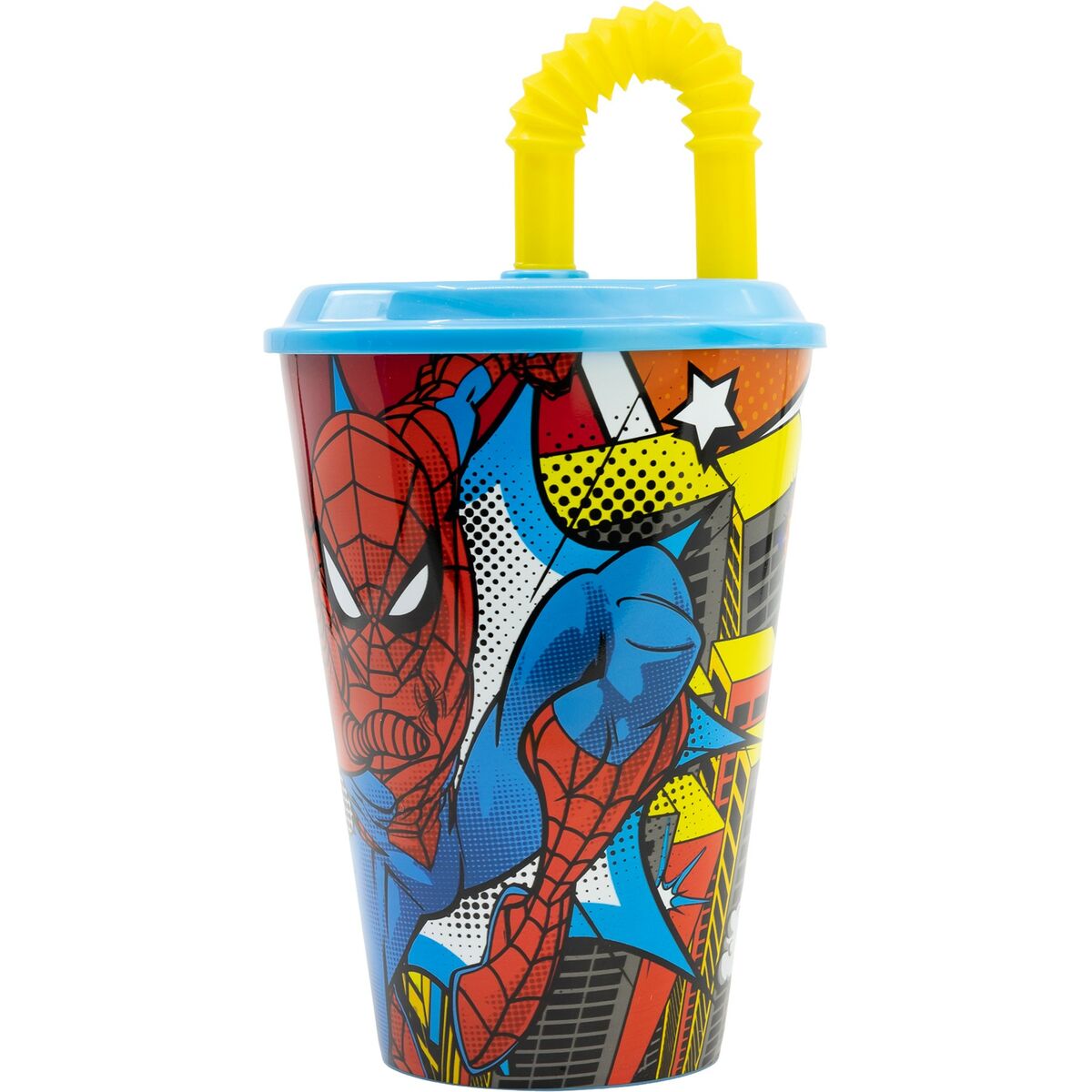 Pahar cu Pai Spider-Man CZ11366 430 ml