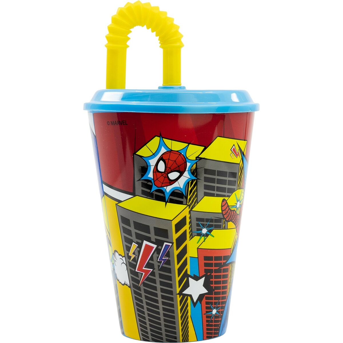Pahar cu Pai Spider-Man CZ11366 430 ml
