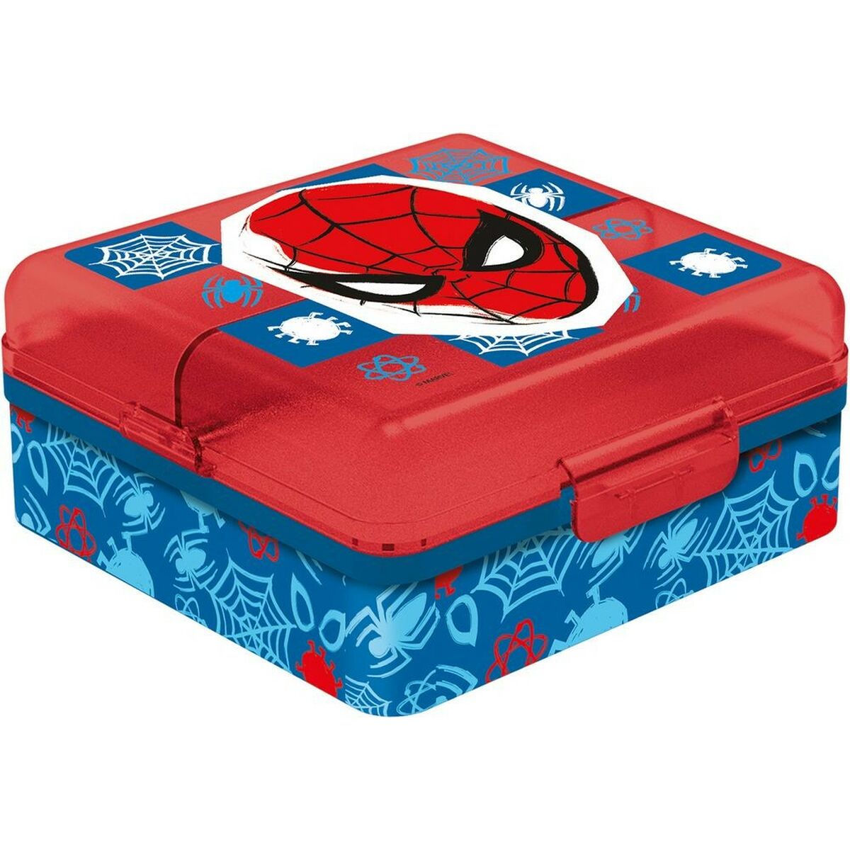 Cutie de Mâncare cu Compartimente Spider-Man CZ11274 Multicolor Plastic