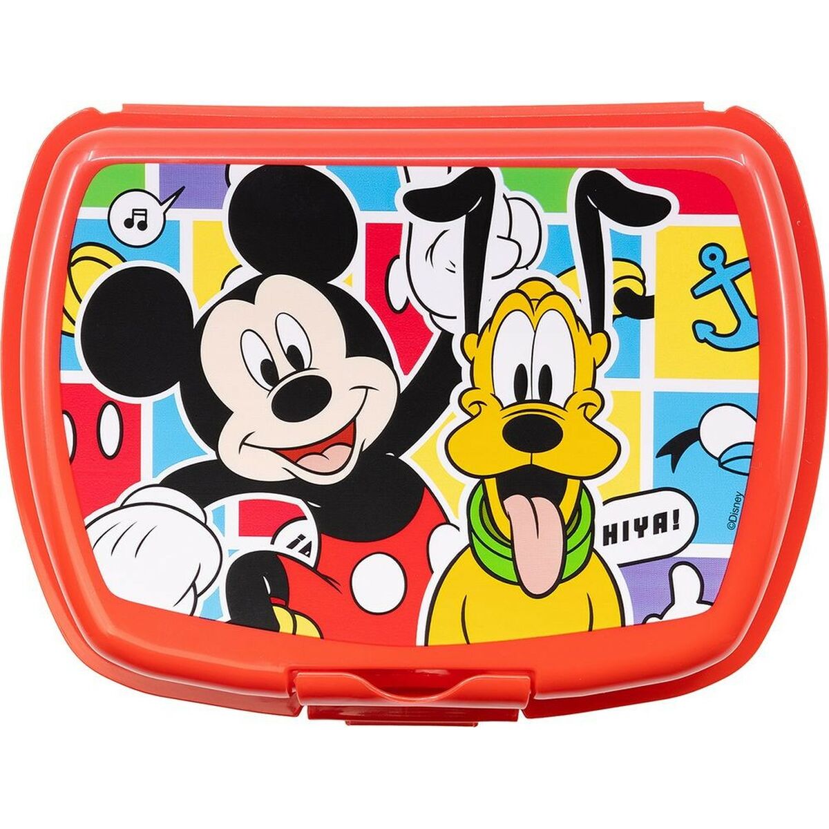Cutie pentru prânz Mickey Mouse CZ11370 Roșu Plastic