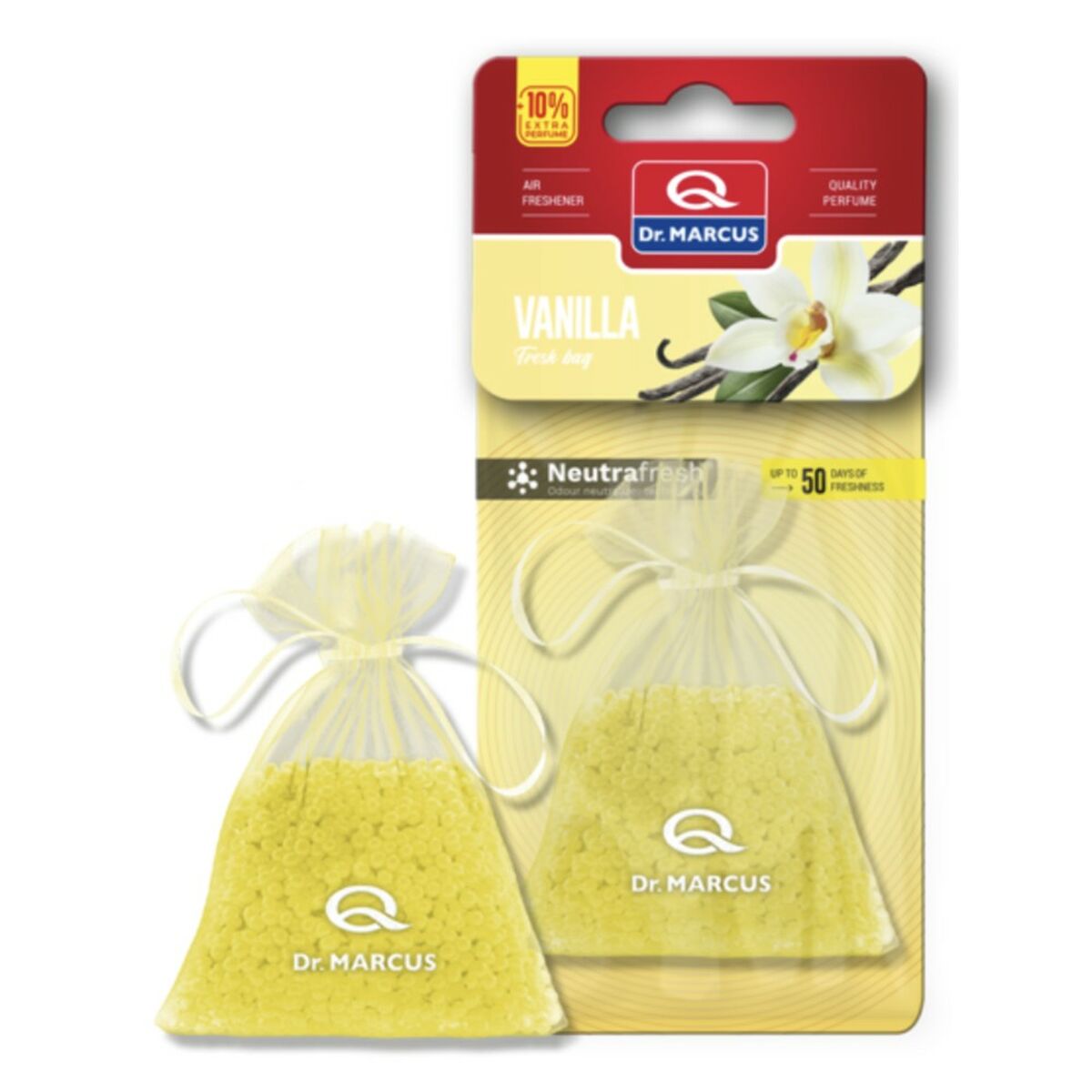 Odorizant pentru Mașină Dr Marcus Fresh Bag Vanilie Parfum Geantă mică