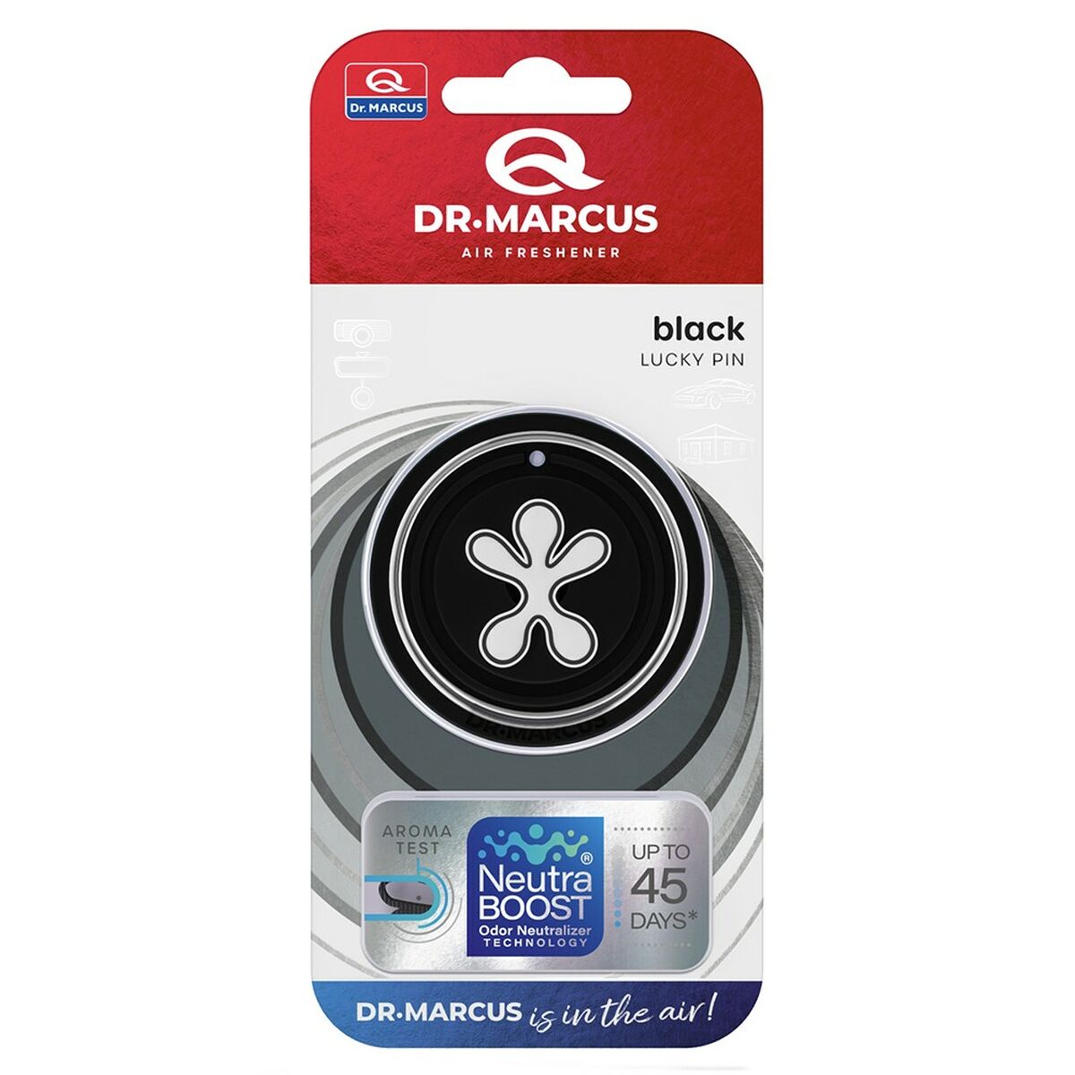 Odorizant pentru Mașină Dr Marcus Lucky Pin black Plastic