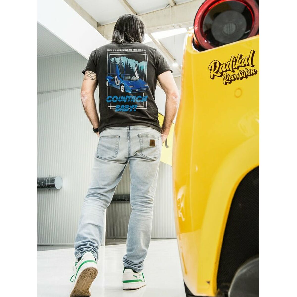 Tricou cu Mânecă Scurtă Bărbați Radikal Revolution RKLCB204XL