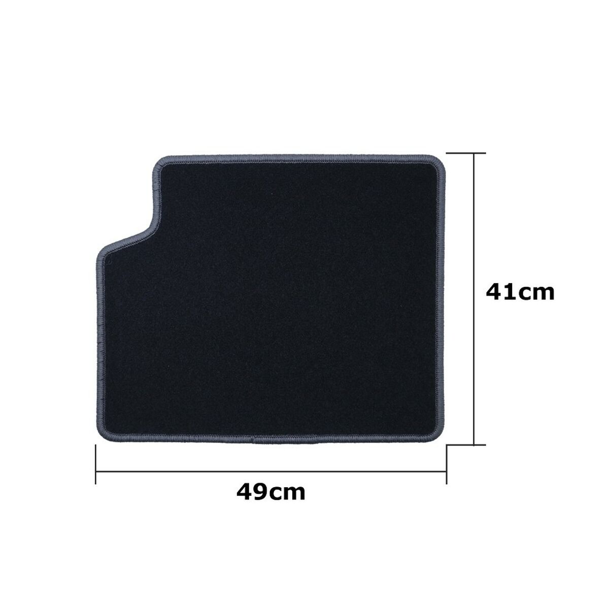 Set de covoraș pentru podea auto OCC Motorsport OCCTY0014GD Negru Gri închis Toyota Corolla Кадифе