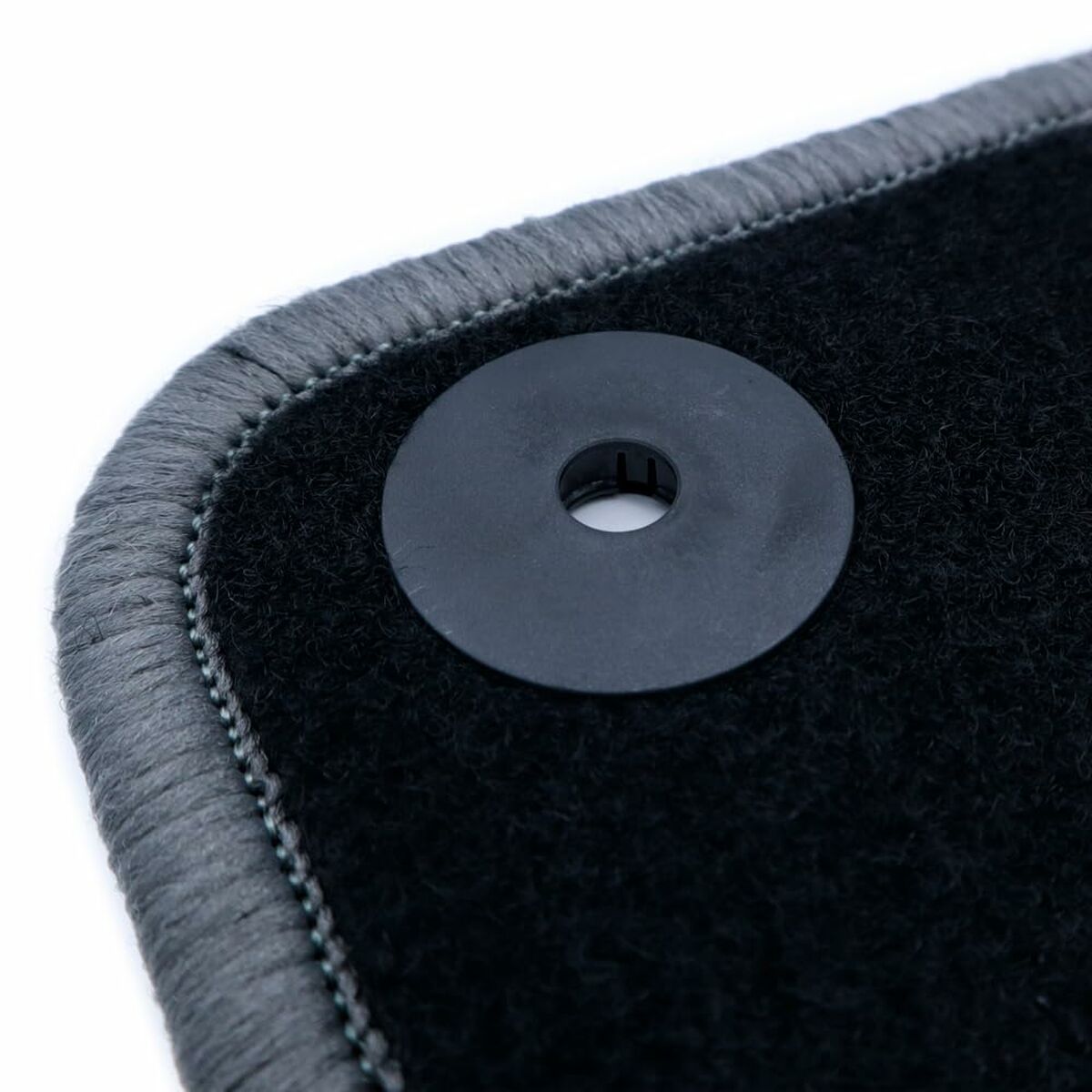 Set de covoraș pentru podea auto OCC Motorsport OCCPG0008GD Negru Gri închis Peugeot 208 Кадифе 5 Piese