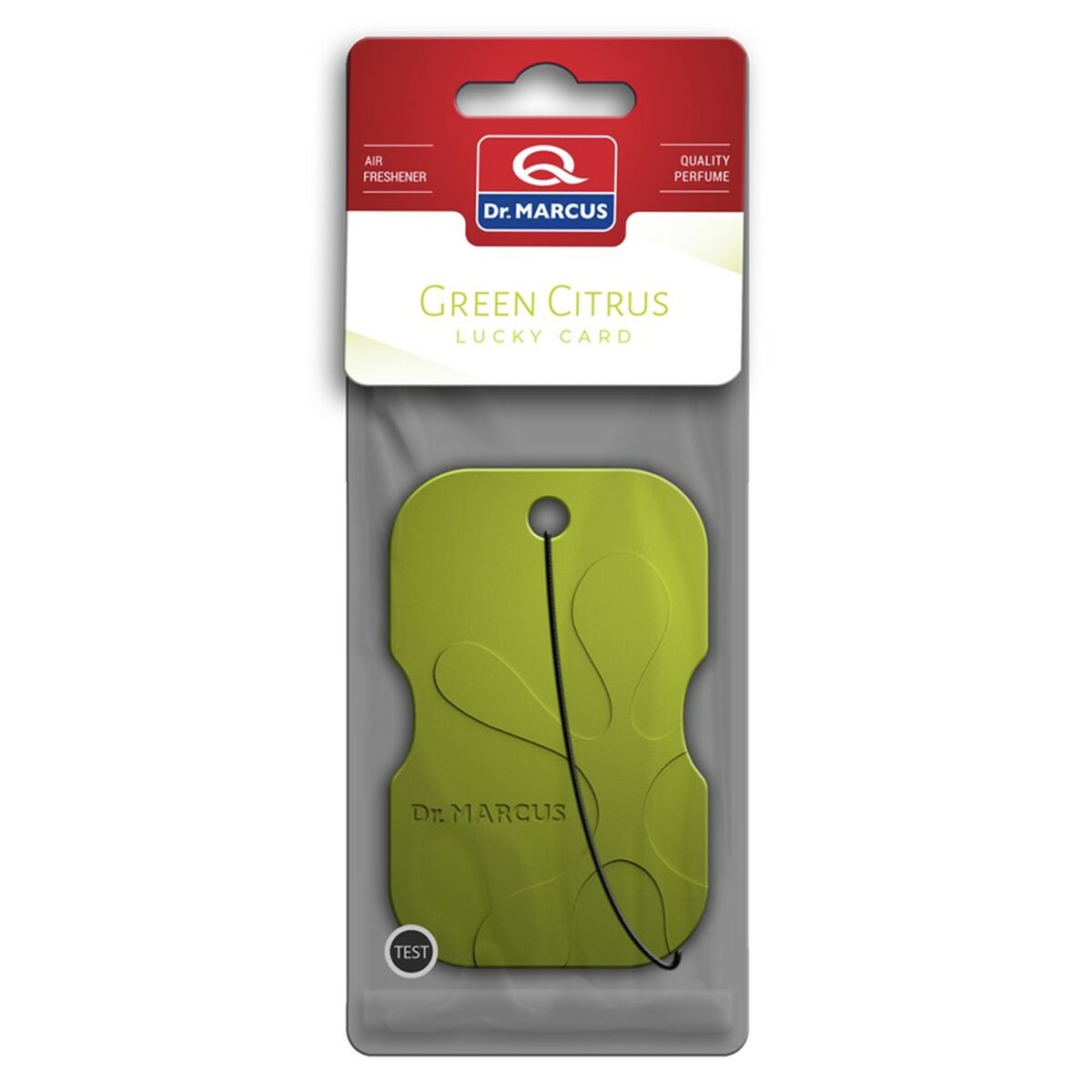 Odorizant pentru Mașină Dr Marcus LUCKY CARD GREEN CITRUS Citric Plastic