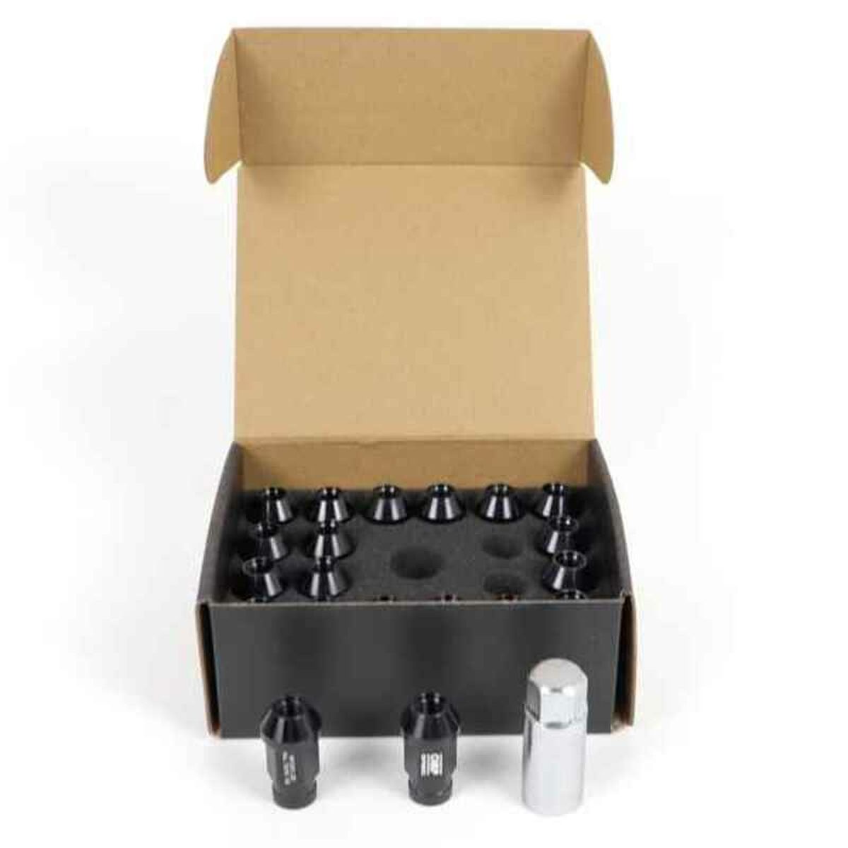 Set Piulițe OMP 7075 40 mm M14 x 1,50 20 uds Negru
