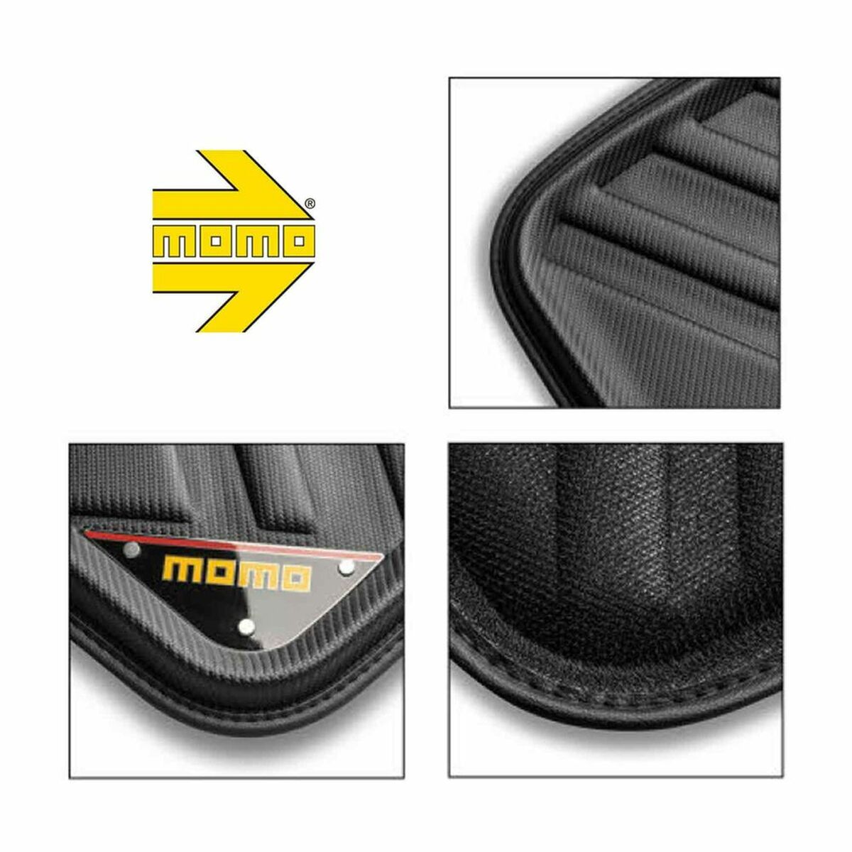 Covor de podea auto MOMO 3MDBSS Negru Universal