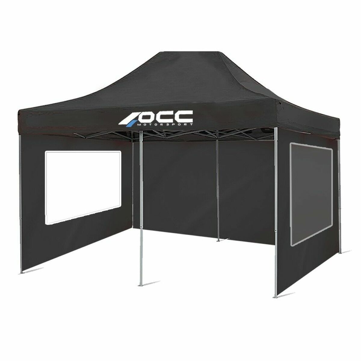 Perete de Cort OCC Motorsport OCCCARP33 Negru Oxford 420D 6 x 2 m Fereastră
