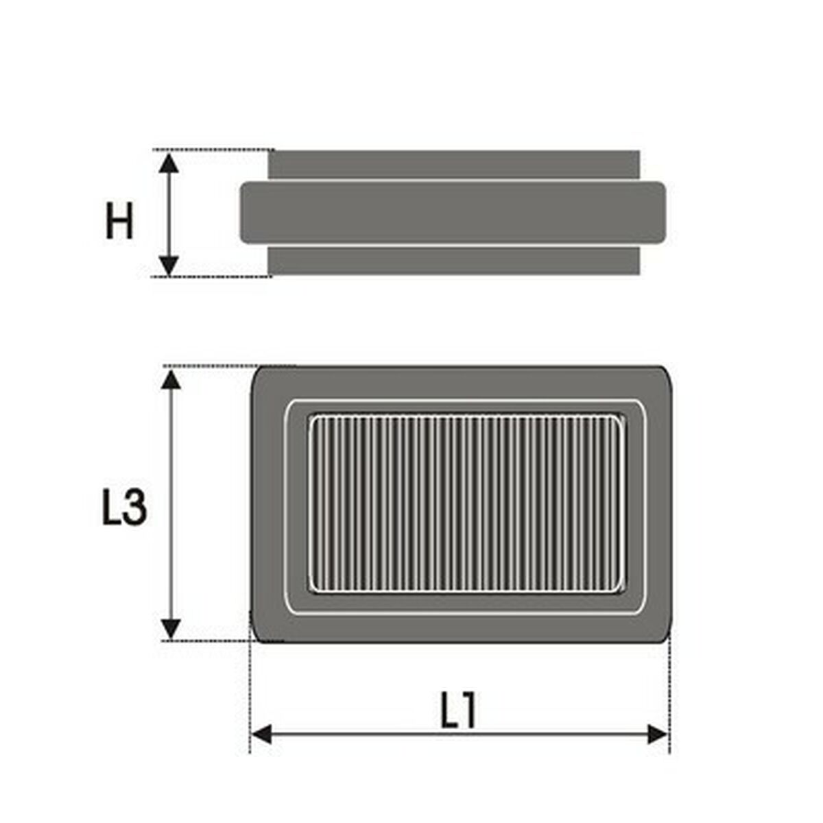 Filtru de aer Green Filters P567293