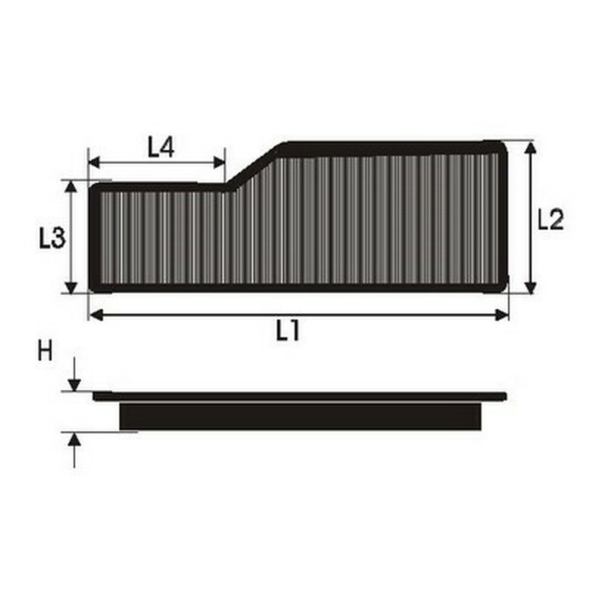 Filtru de aer Green Filters P965006