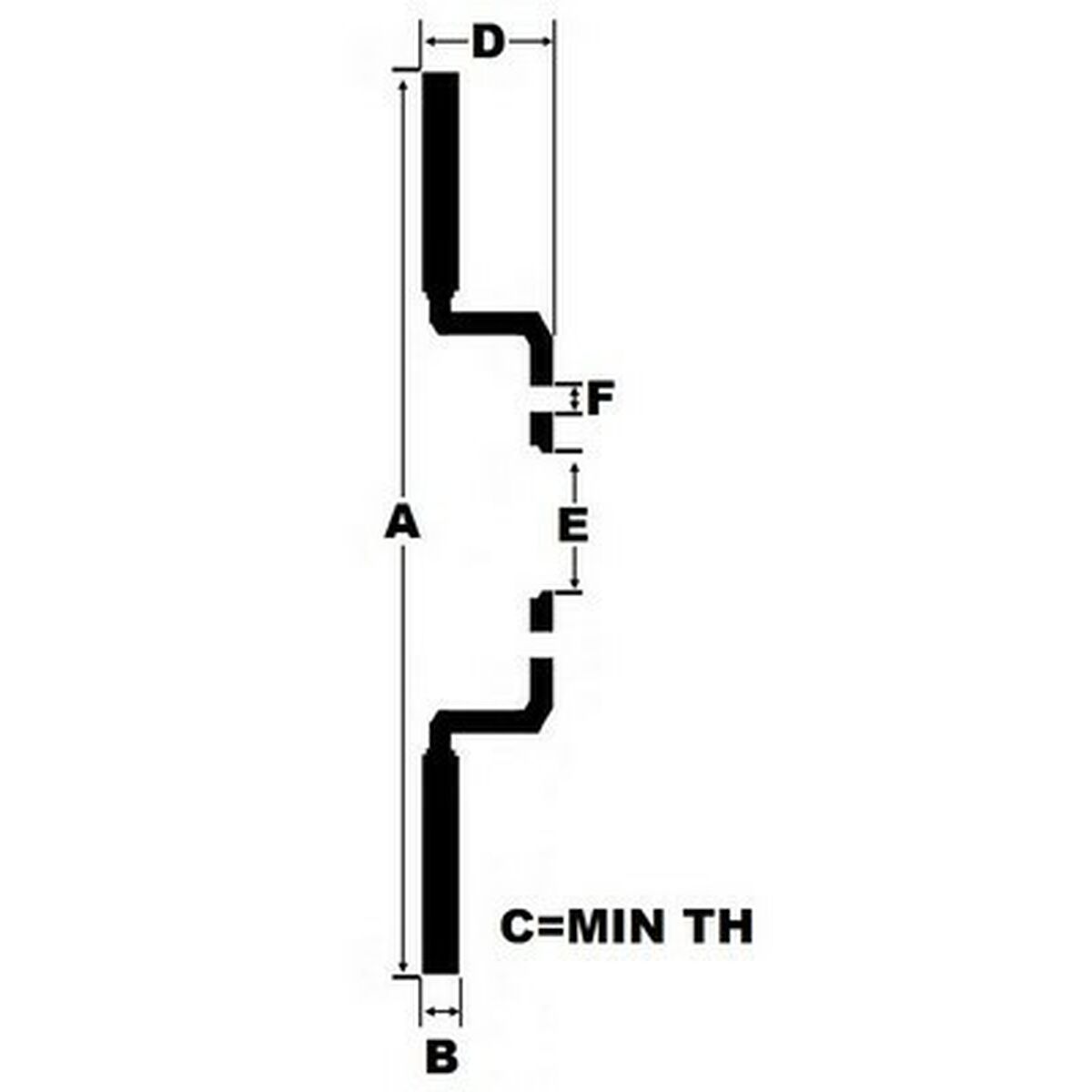 Discuri de frână Black Diamond BDKBD1214COM Plictisitor