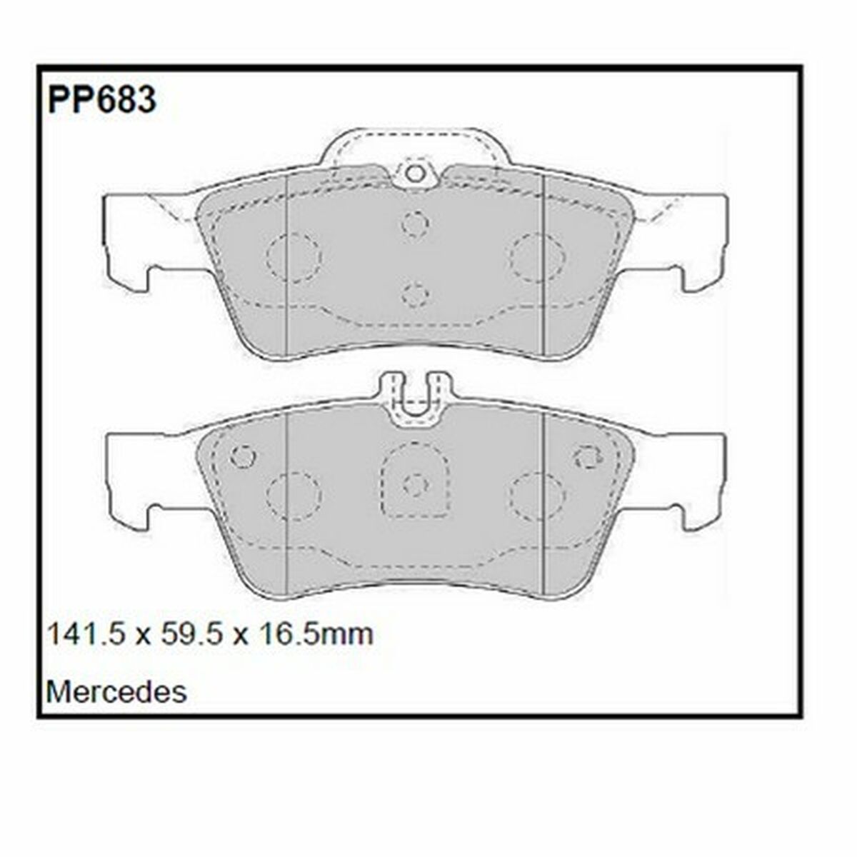 Plăcuțe de frână Black Diamond BDPP683