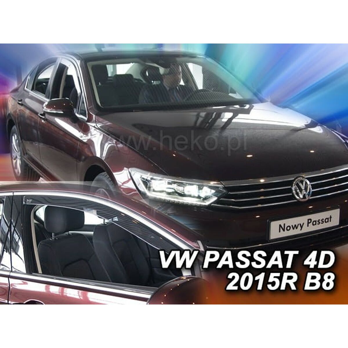 Deflector de vânt HEKO HO31001 VOLKSWAGEN PASSAT (B8) SEDAN/VARIANT 2 Piese