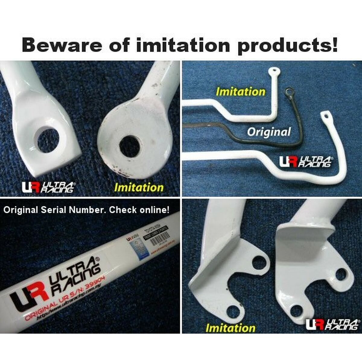 Bara de armare Ultra Racing URAR22-262 TOYOTA MR2 SW20 Spate Inferior